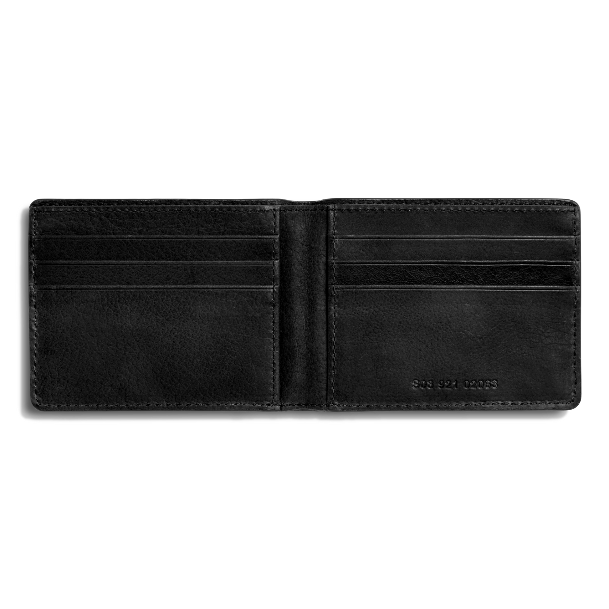 Slim Bifold Wallet - Black