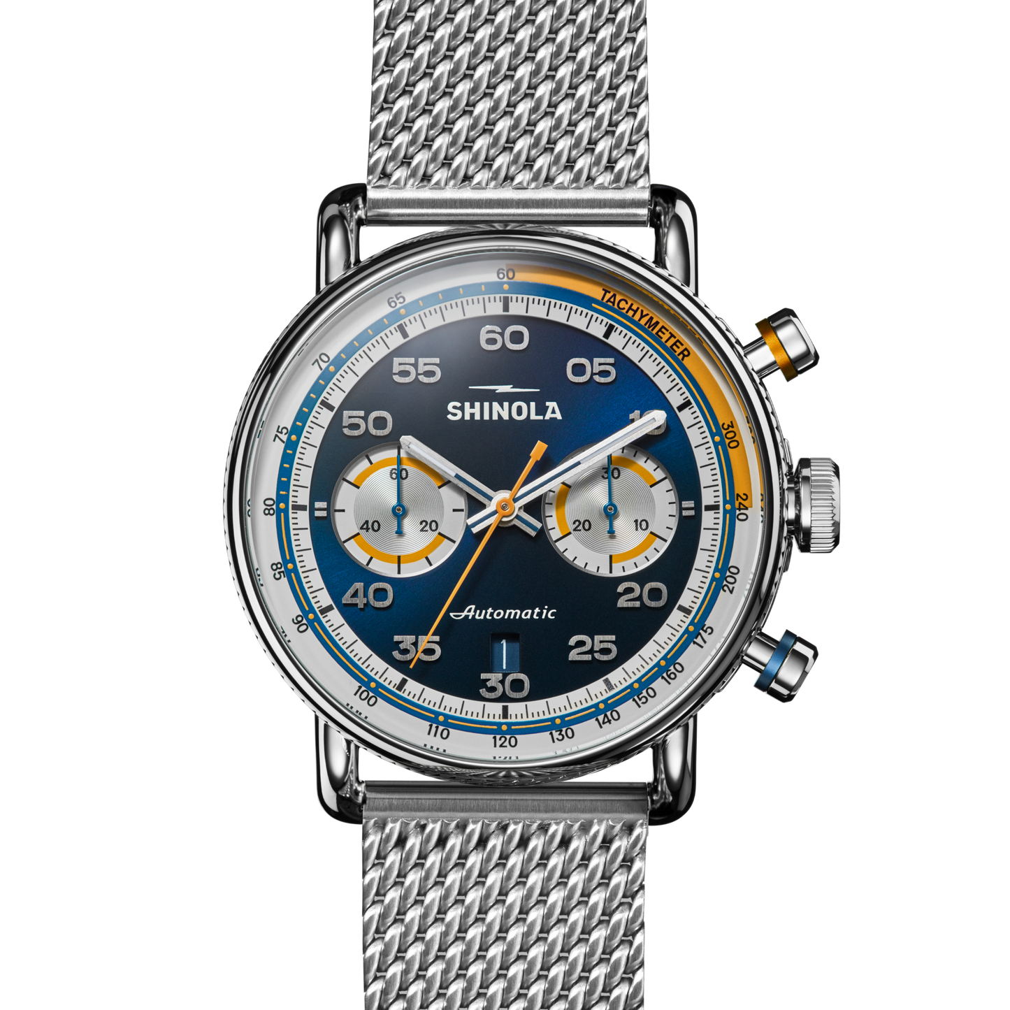 Canfield Speedway Open Road Automatic Chronograph Watch - Blue
