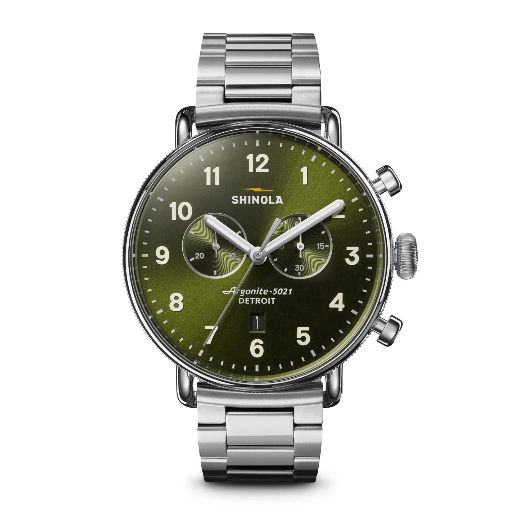 Canfield Chronograph Watch - Dark Olive
