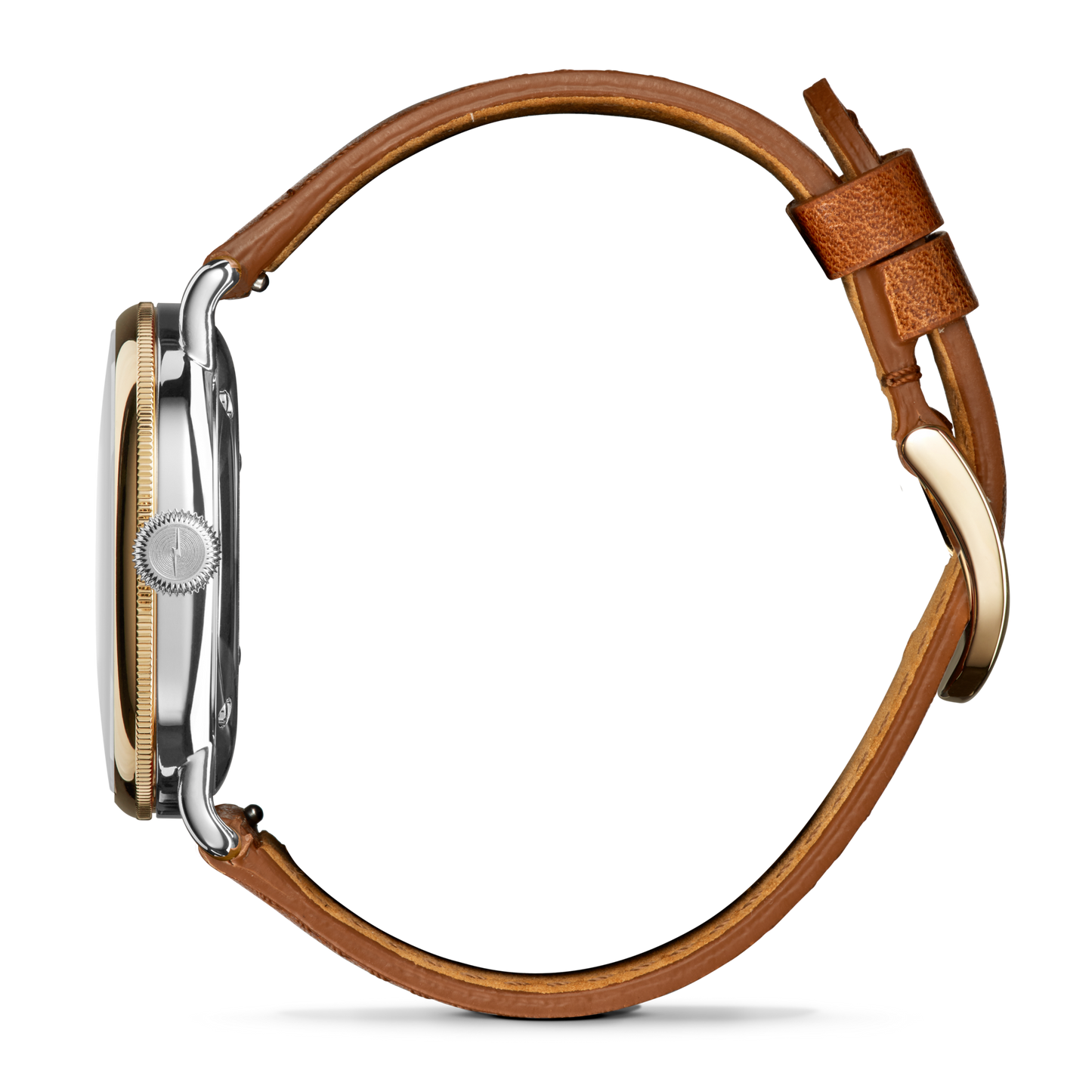 Canfield Watch 38mm -  MOP Tan Leather Strap