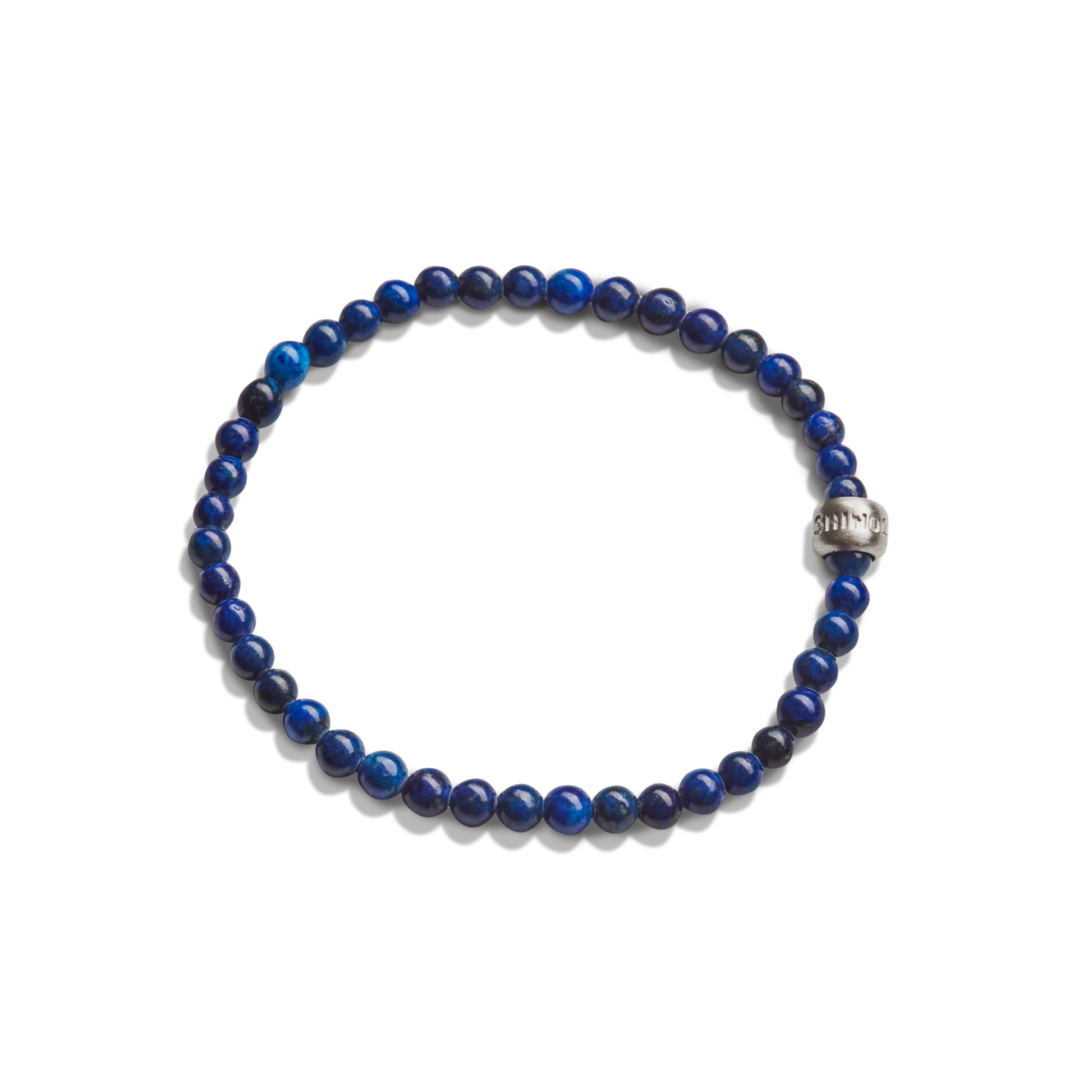4mm Beaded Lapis Bracelet - Lapis