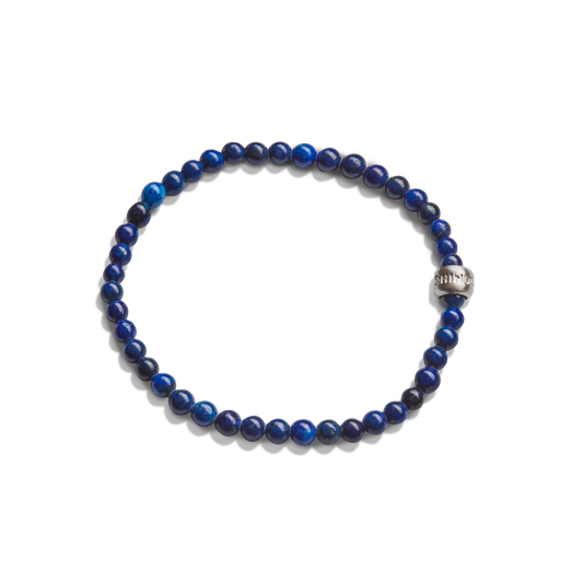 4mm Beaded Lapis Bracelet - Lapis