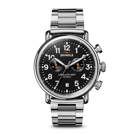 Runwell Chronograph Watch - Black