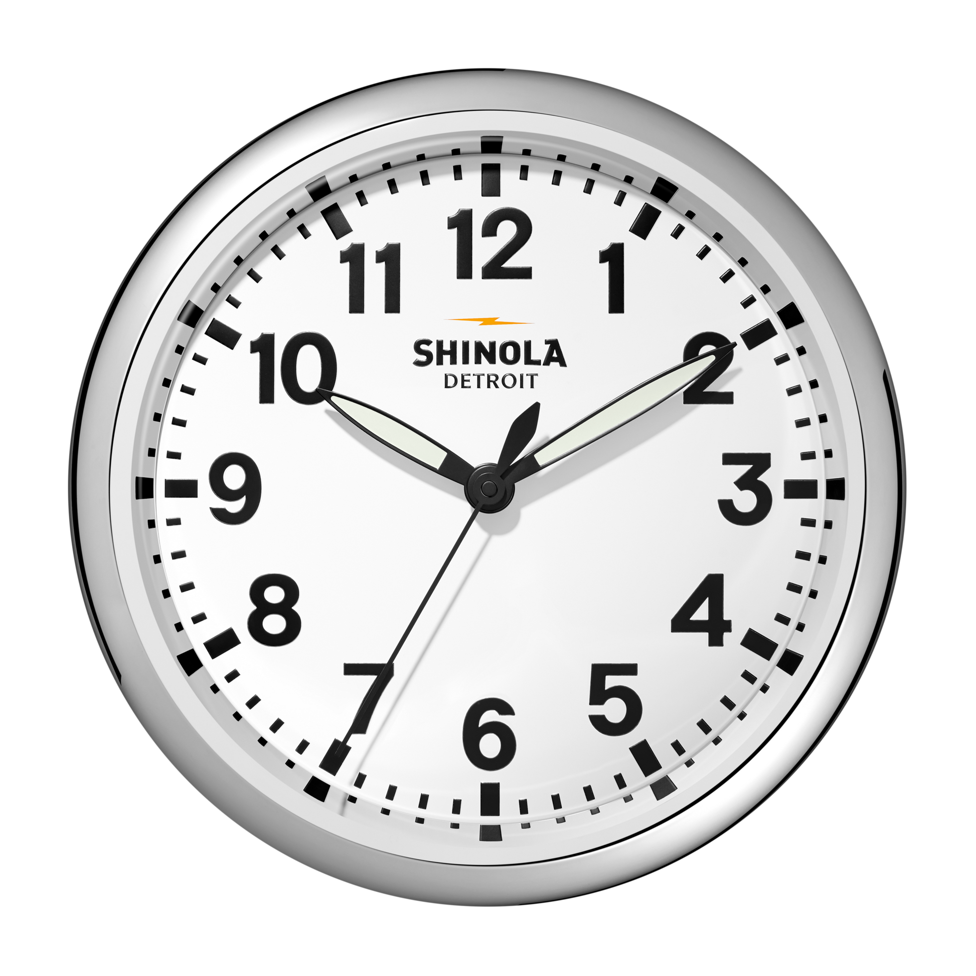 14" Runwell Clock - White