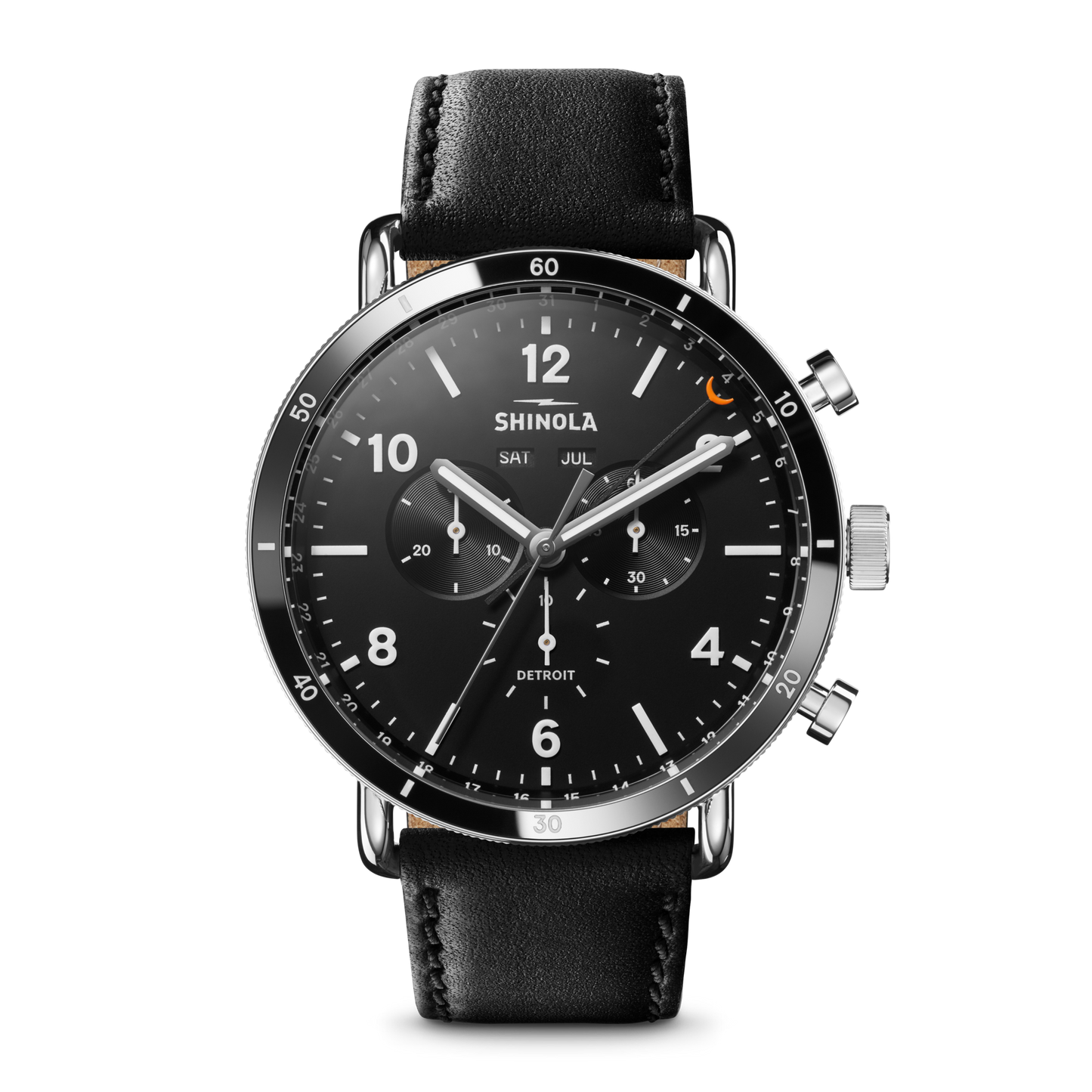 Canfield Sport Chronograph Watch - Matte Black