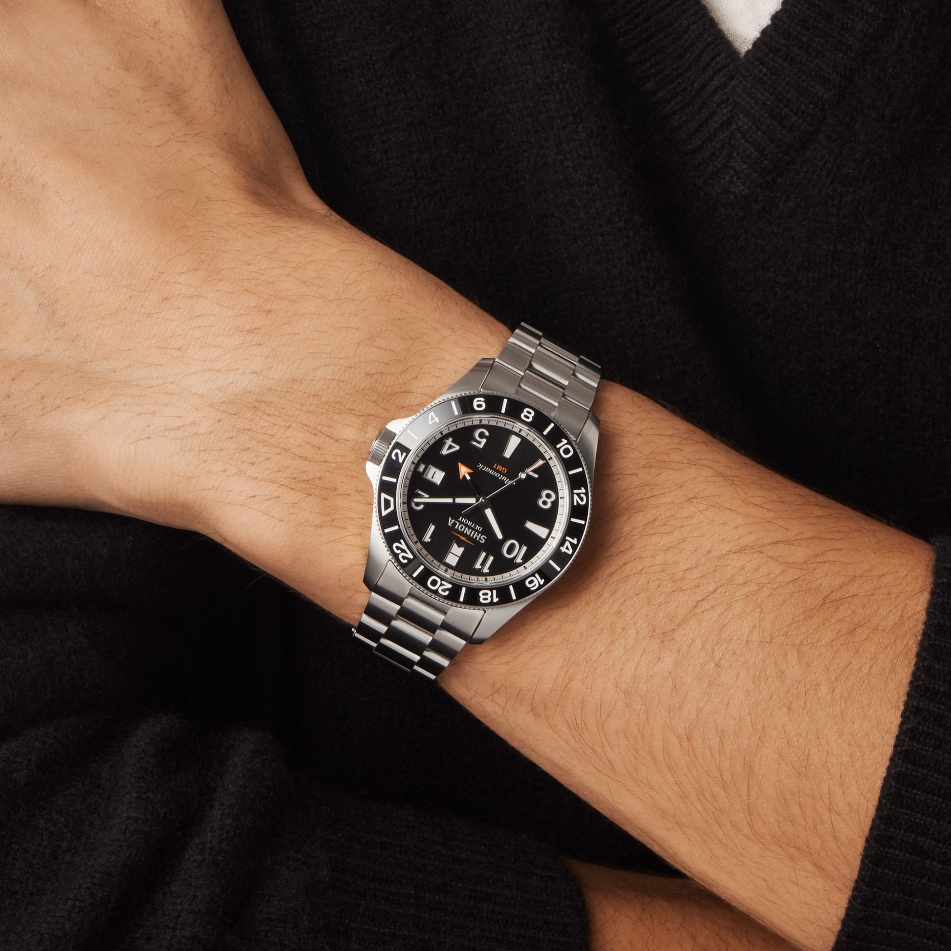 Monster GMT Automatic Watch - Black