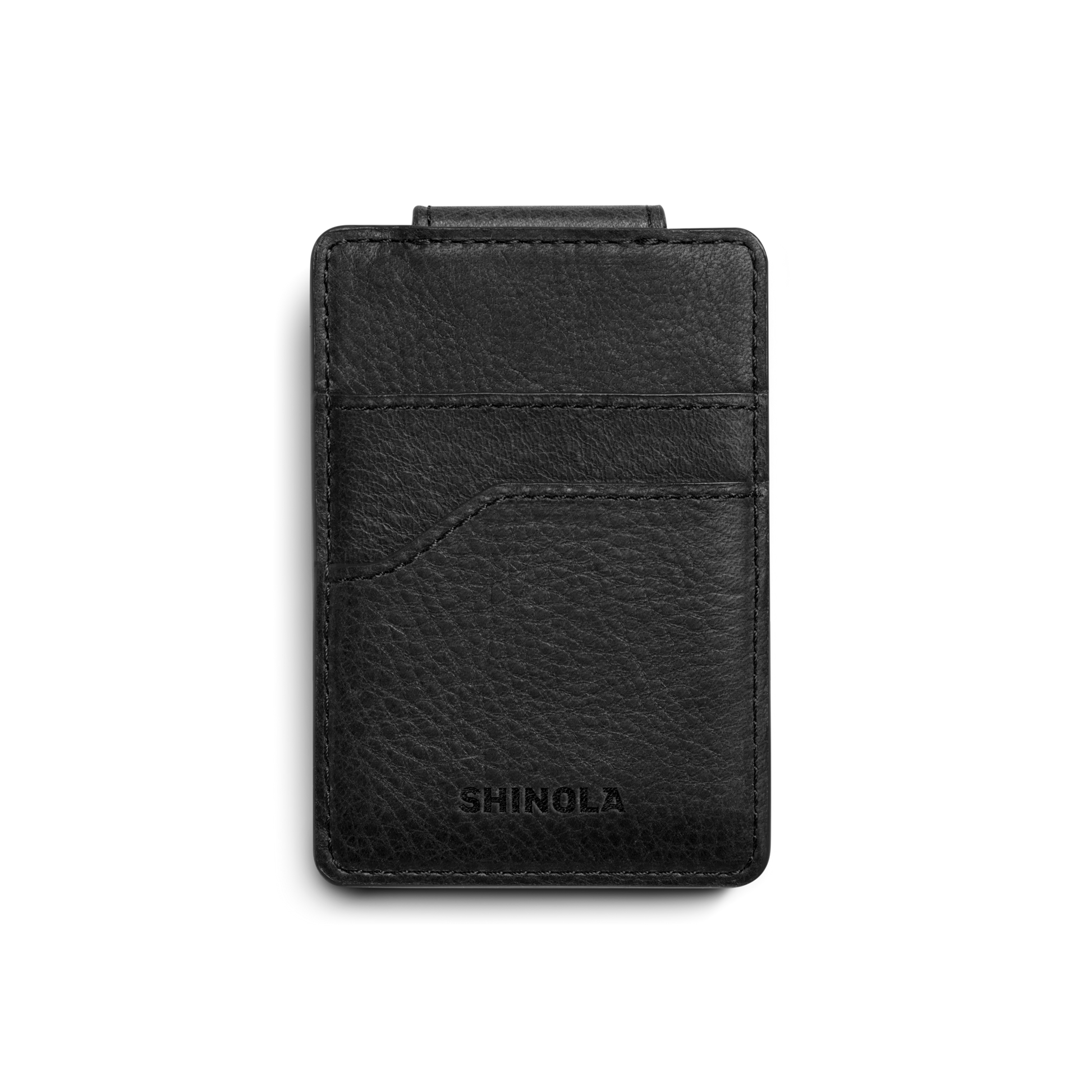 Magnetic Money Clip Card Holder - Black
