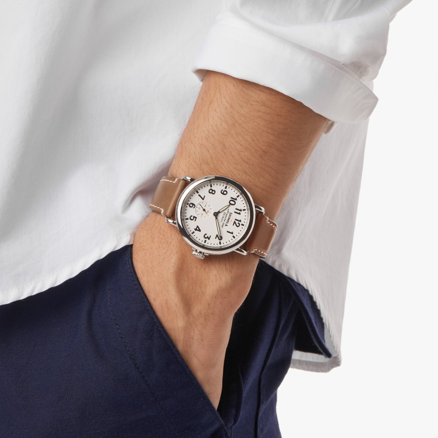 Engravable Runwell Watch - White