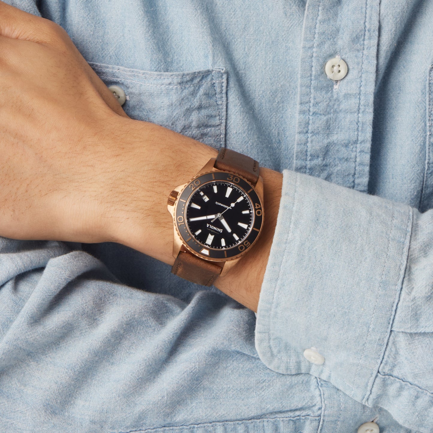 Bronze Monster Automatic Watch - Black