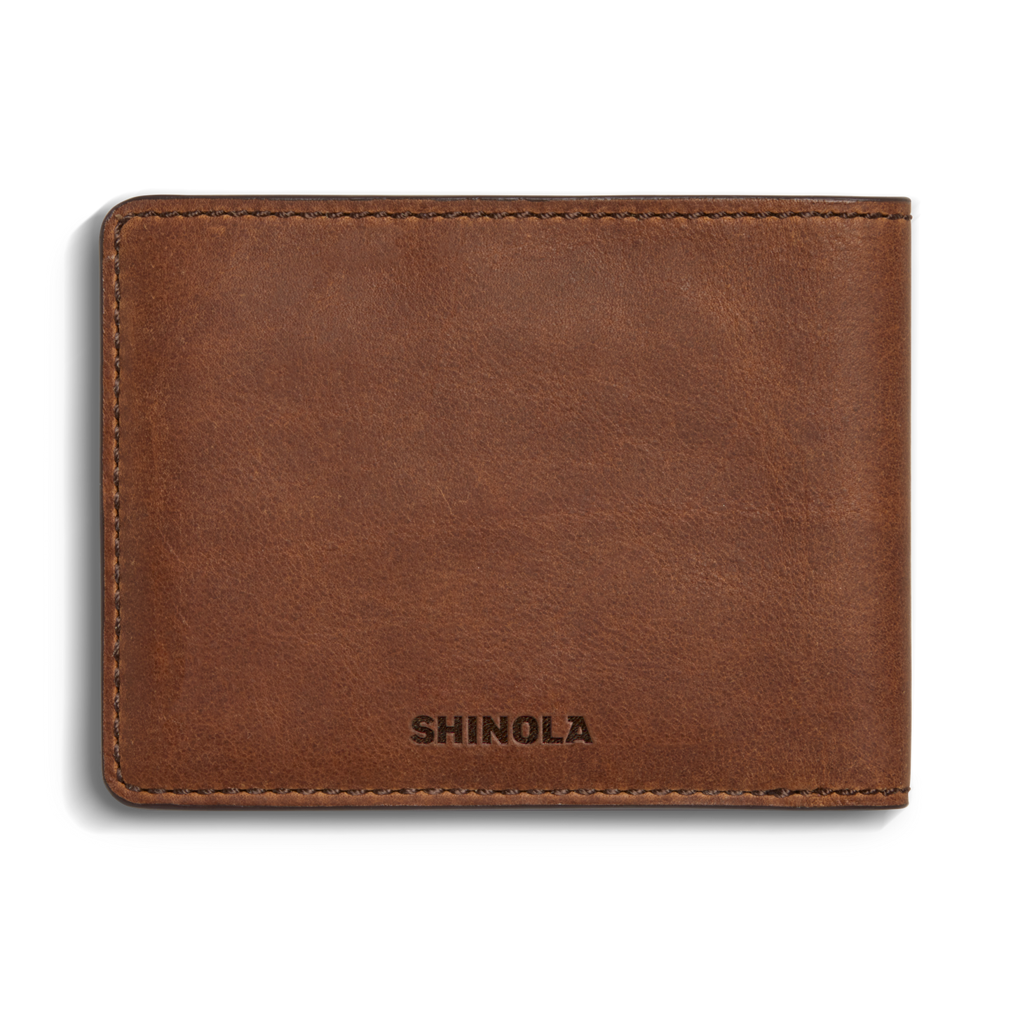 Slim Bifold Wallet - Medium Brown