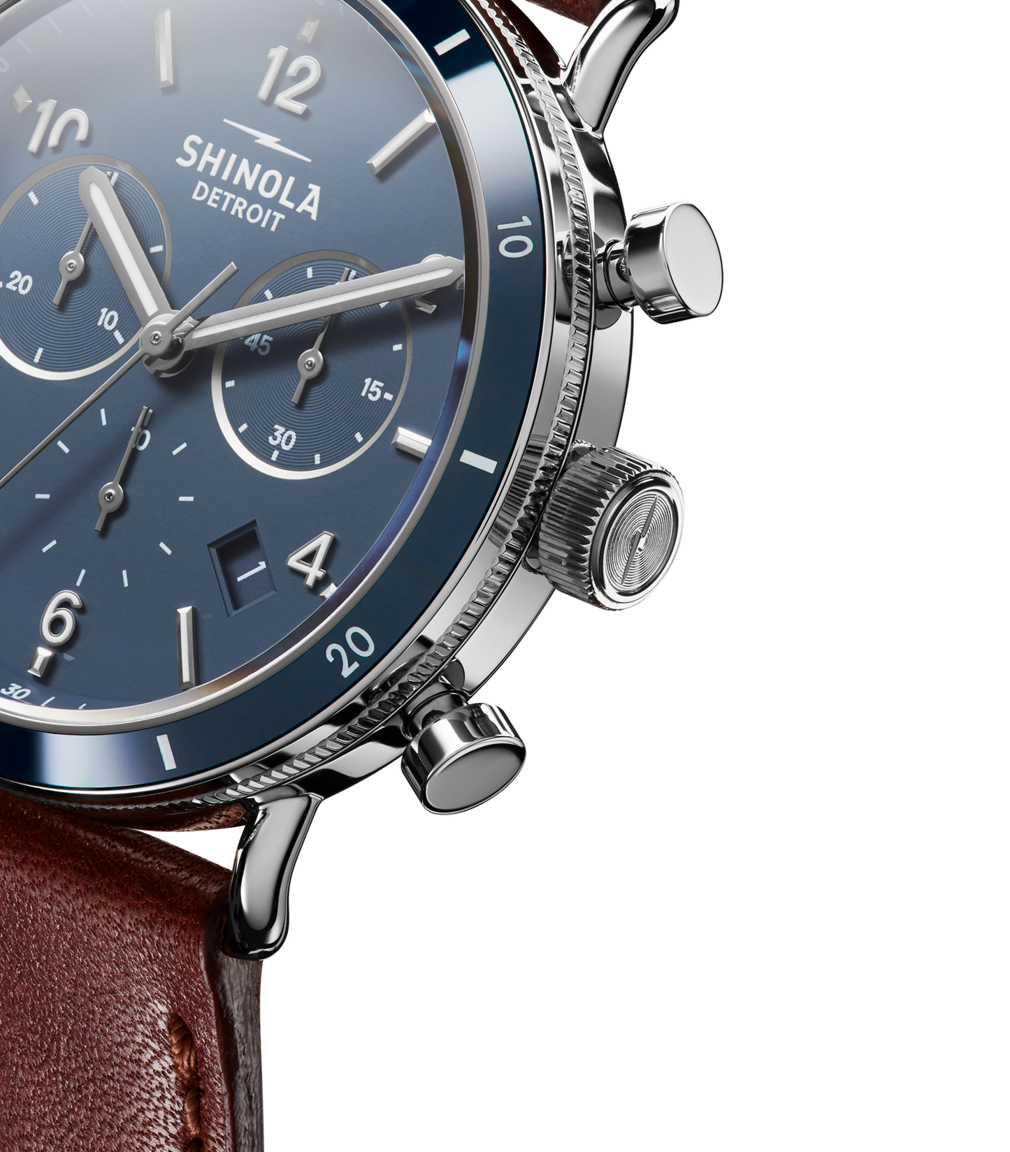 Canfield Sport Chronograph Watch - Midnight Blue