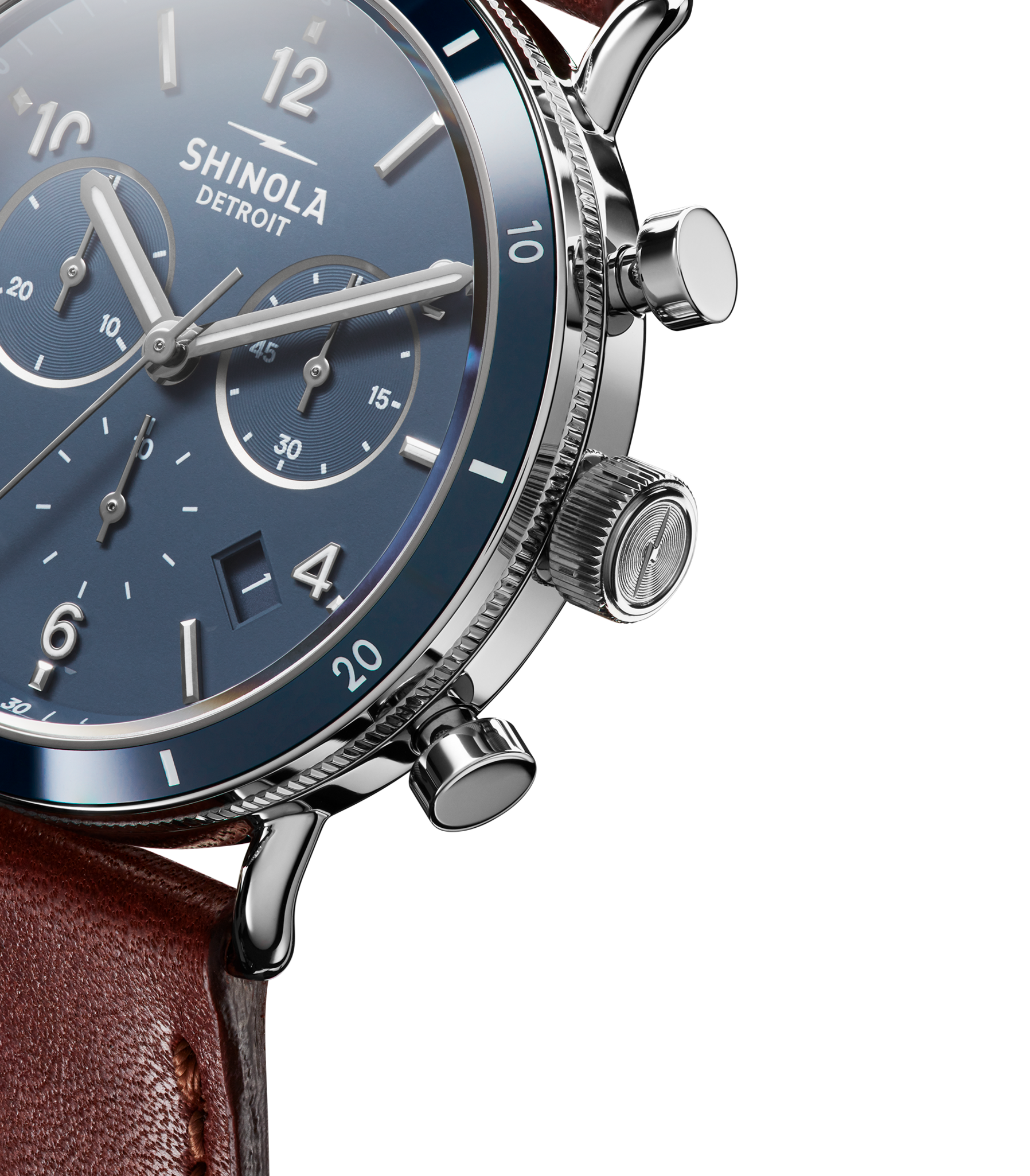 Canfield Sport Chronograph Watch - Midnight Blue