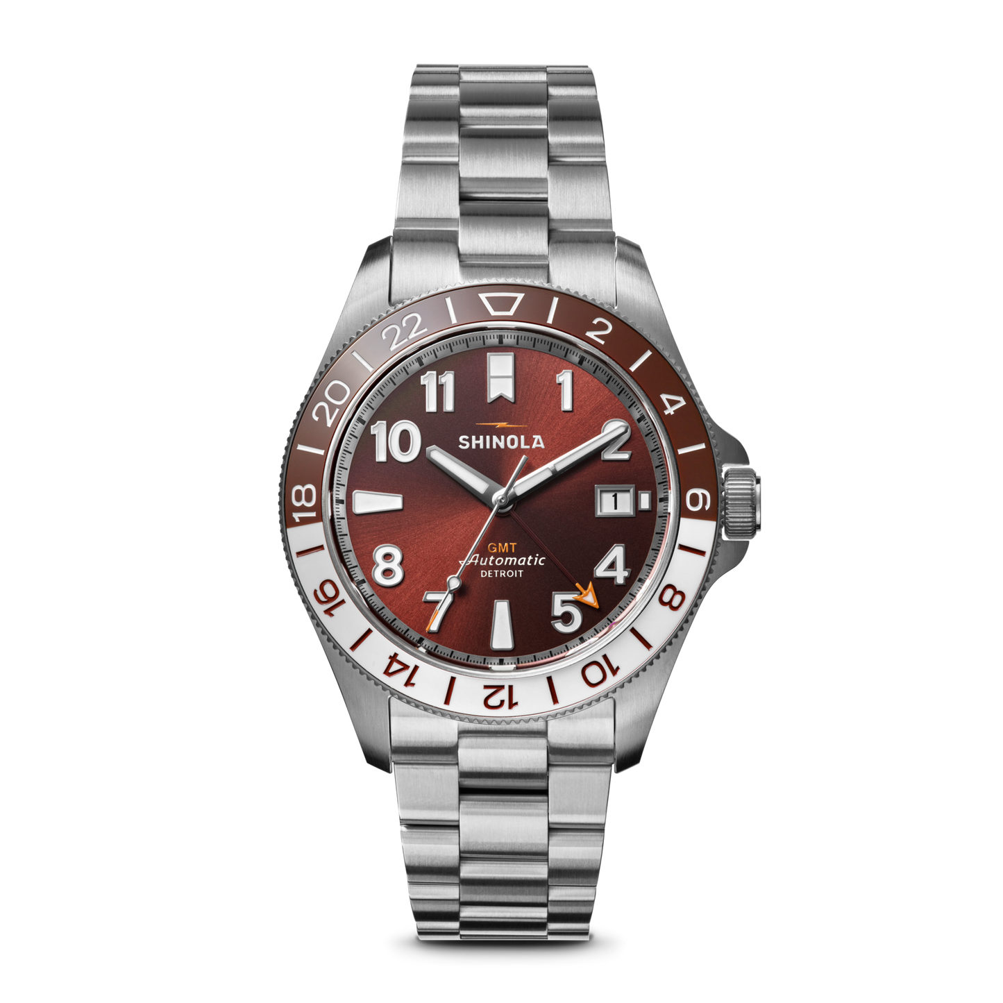Monster GMT Automatic Watch - Whiskey