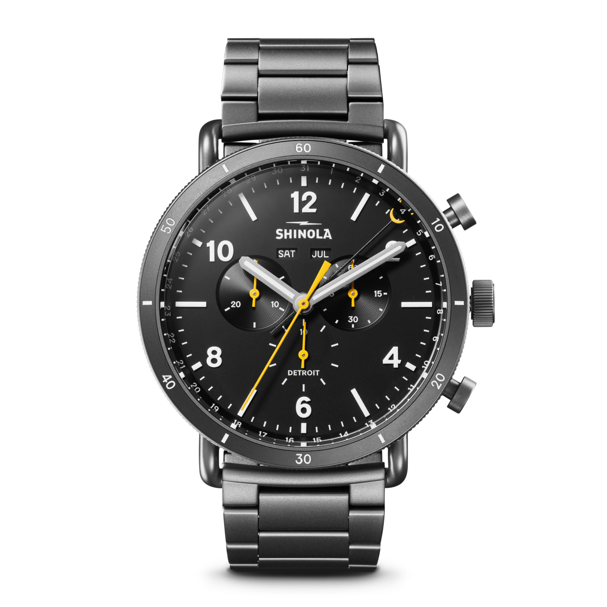 Canfield Sport Chronograph Watch - Black