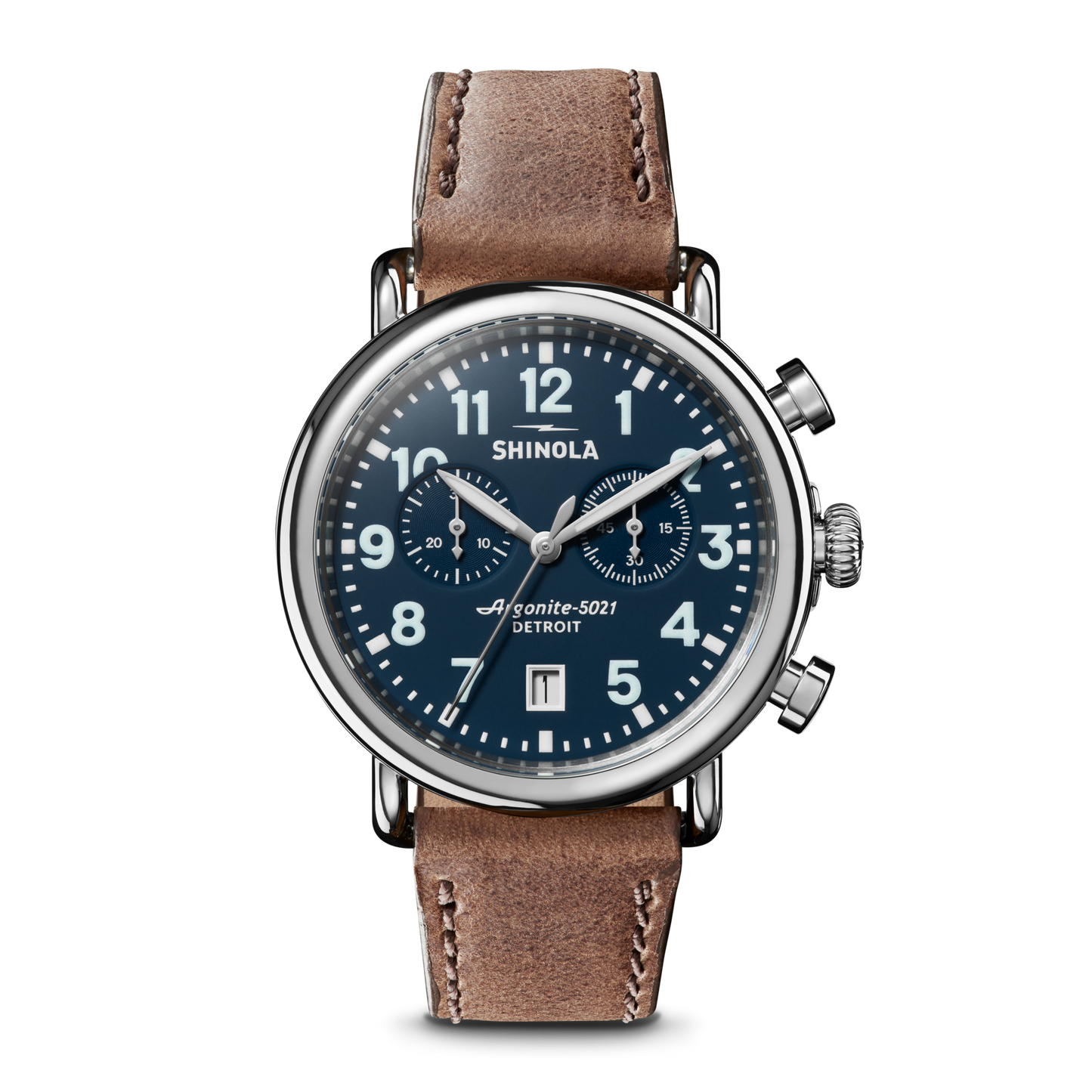Runwell Chronograph Watch - Midnight Blue