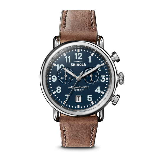 Runwell Chronograph Watch - Midnight Blue