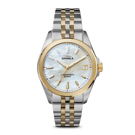 Circadian Monster Automatic Watch - White Mother of Pearl