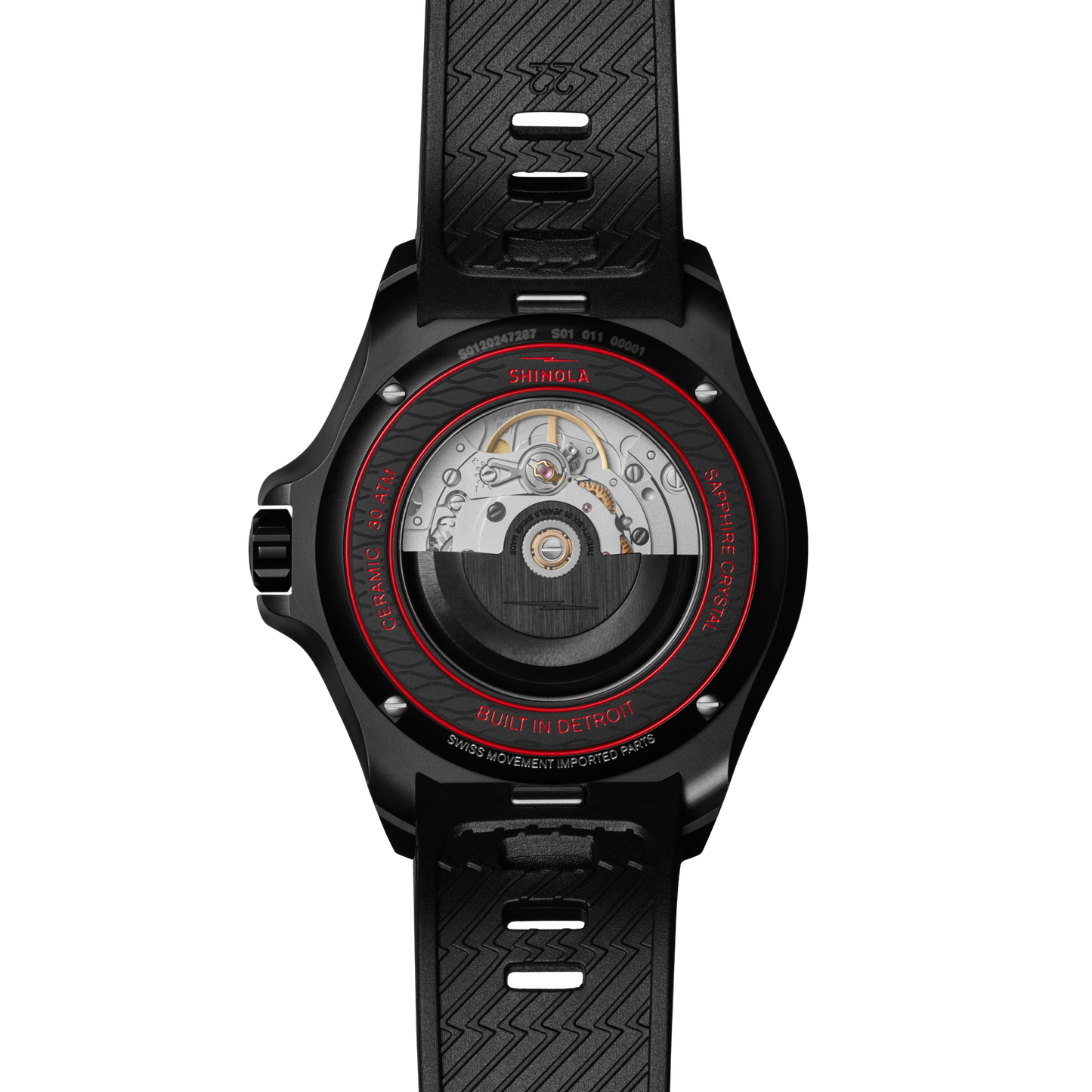 Ceramic Monster Automatic Watch - Black