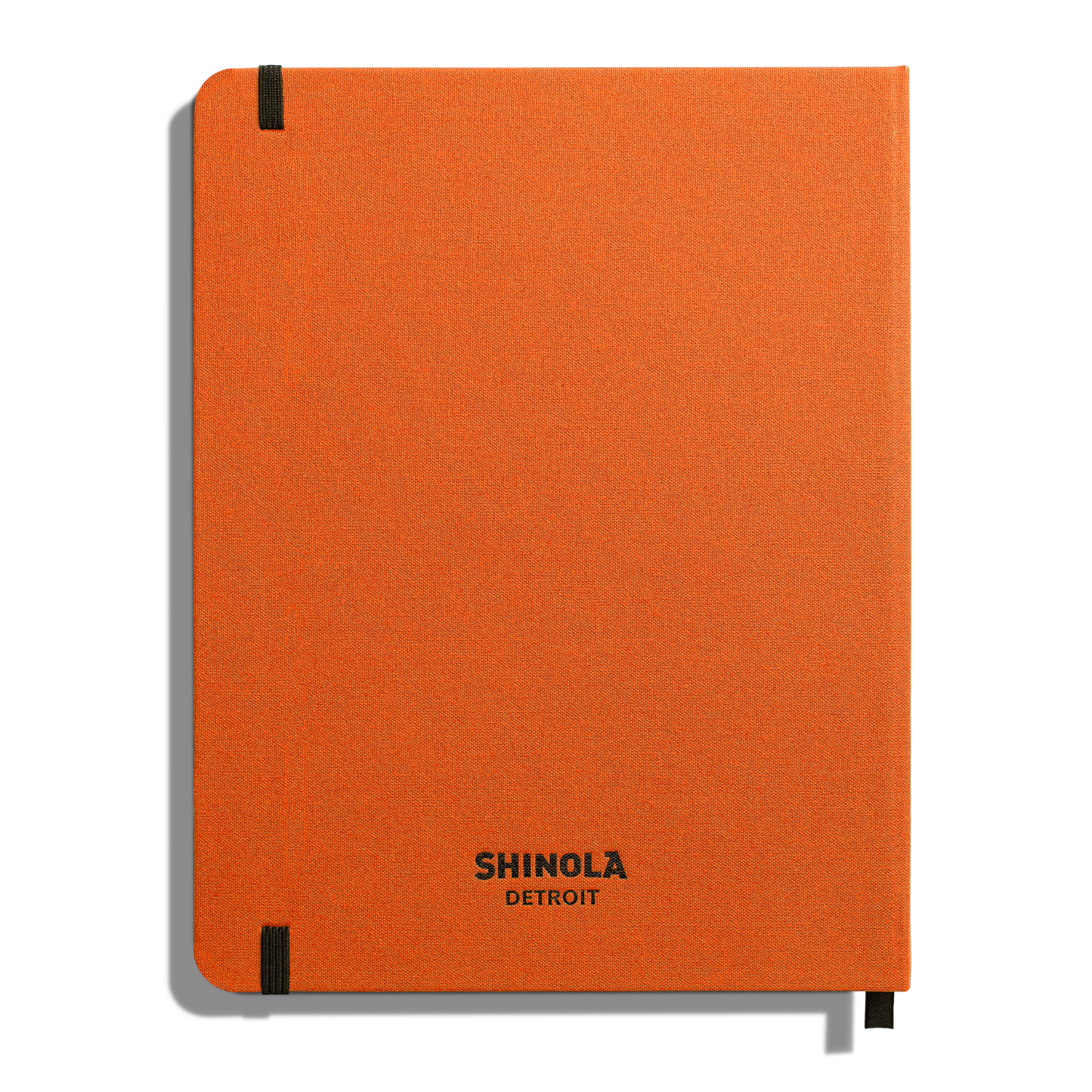 Large Hard Ruled Journal - Bold Orange