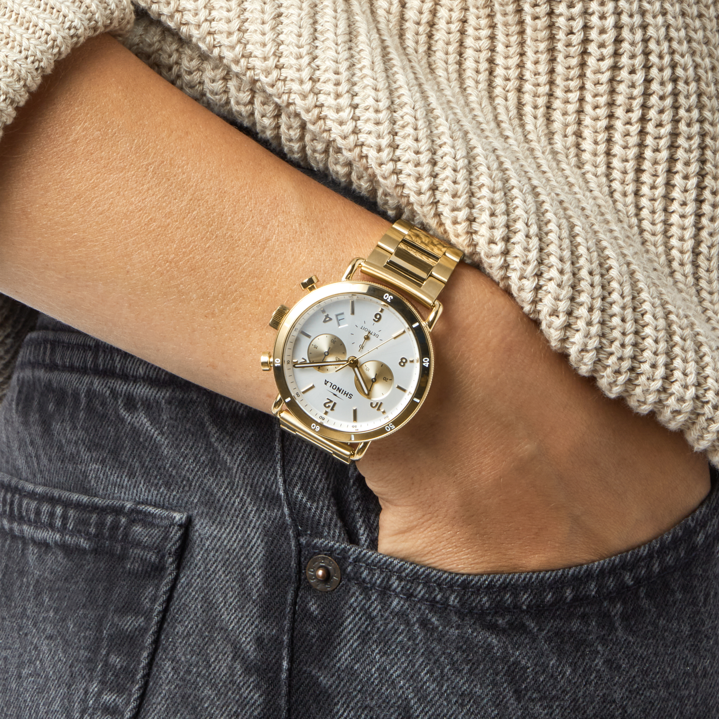 Canfield Sport Chronograph Watch - Silver