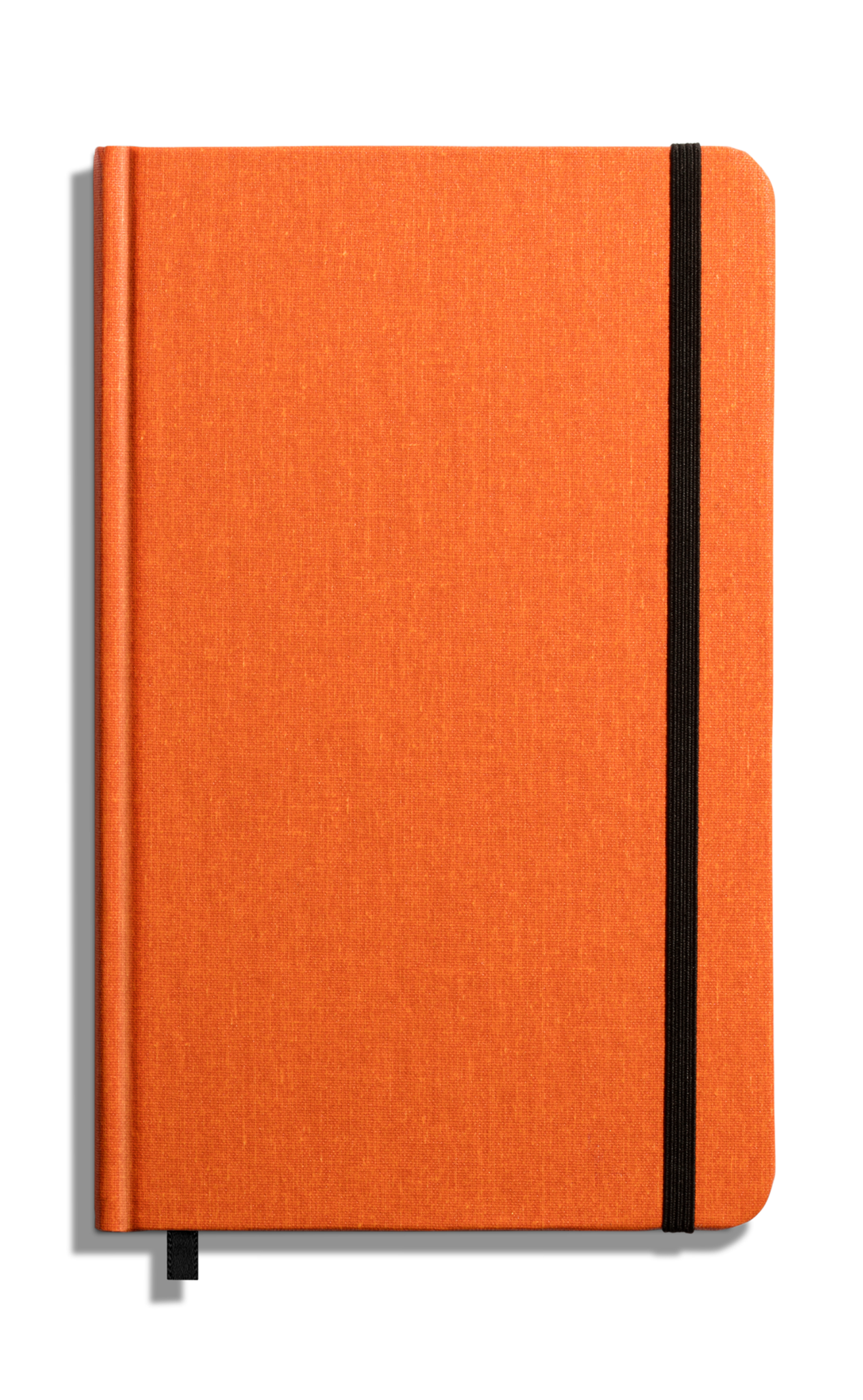 Medium Hard Ruled Journal - Bold Orange