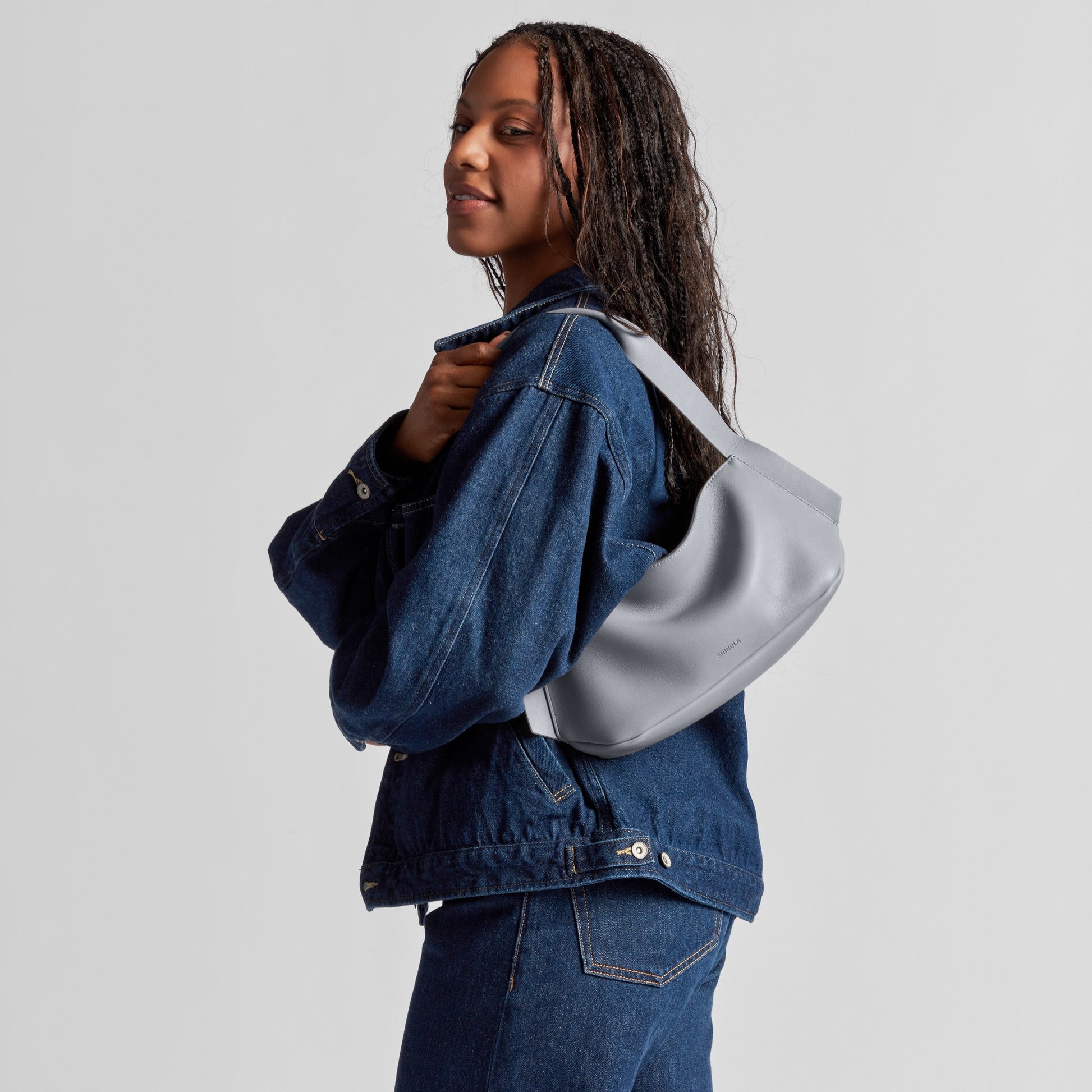 Small Derby Shoulder Bag - Mist