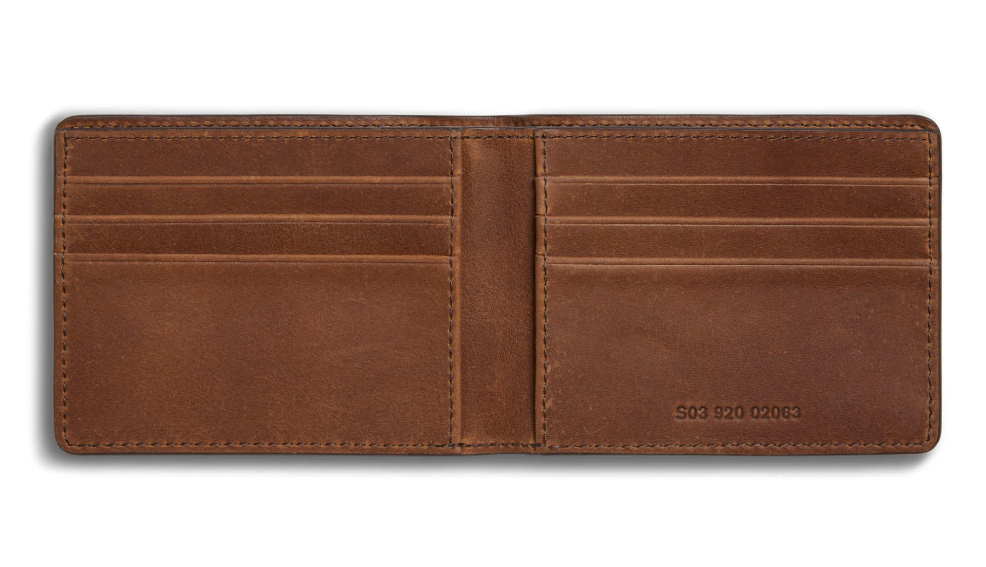 Slim Bifold Wallet - Medium Brown