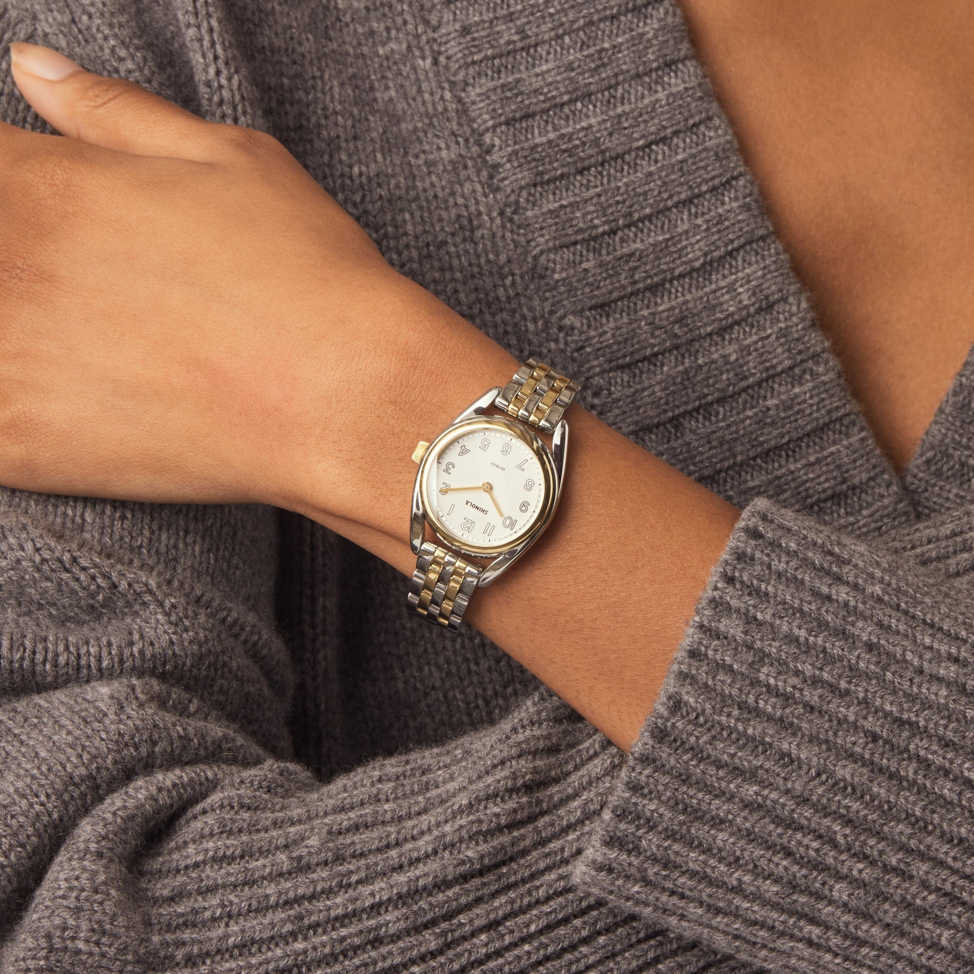 Derby Watch - Light Silver