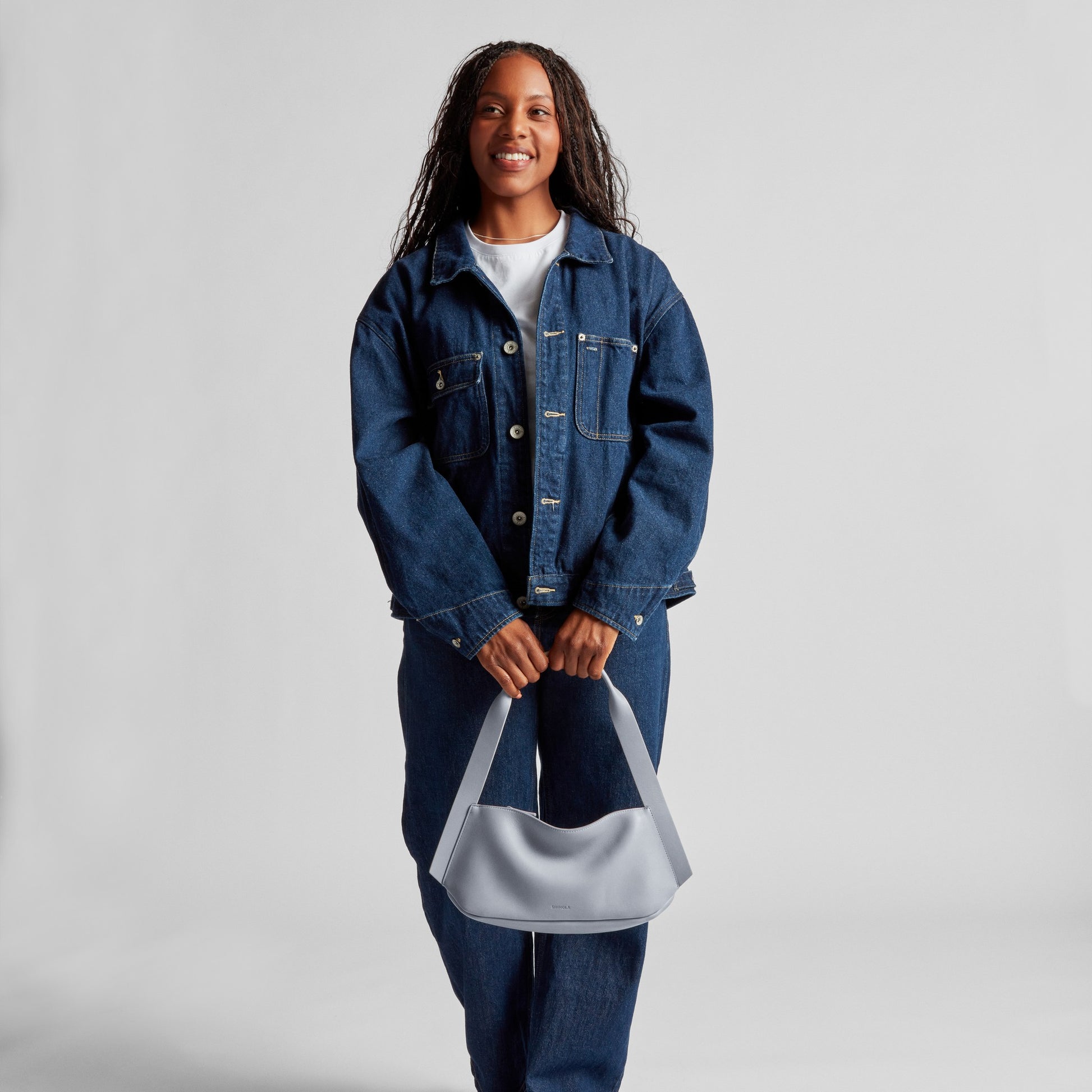 Small Derby Shoulder Bag - Mist