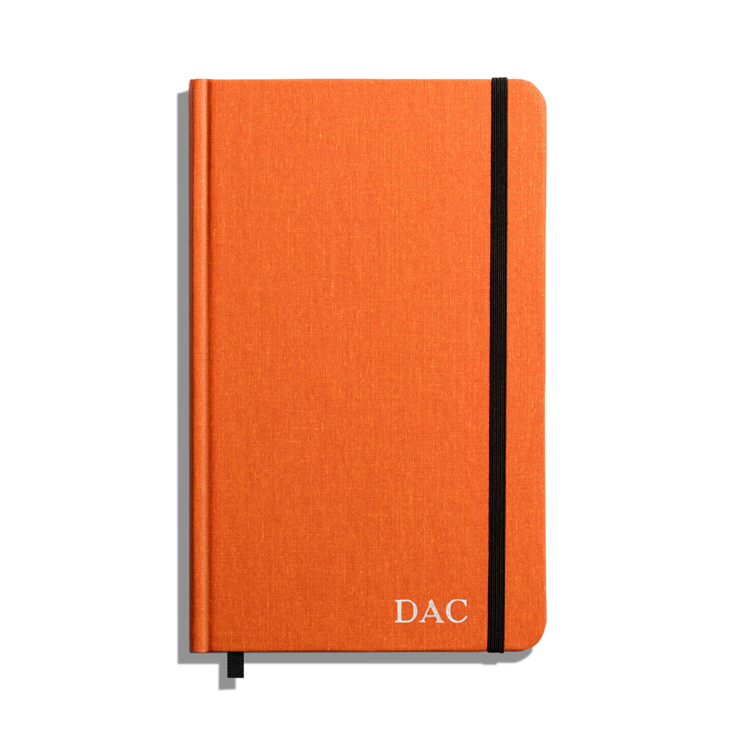 Medium Hard Ruled Journal - Bold Orange