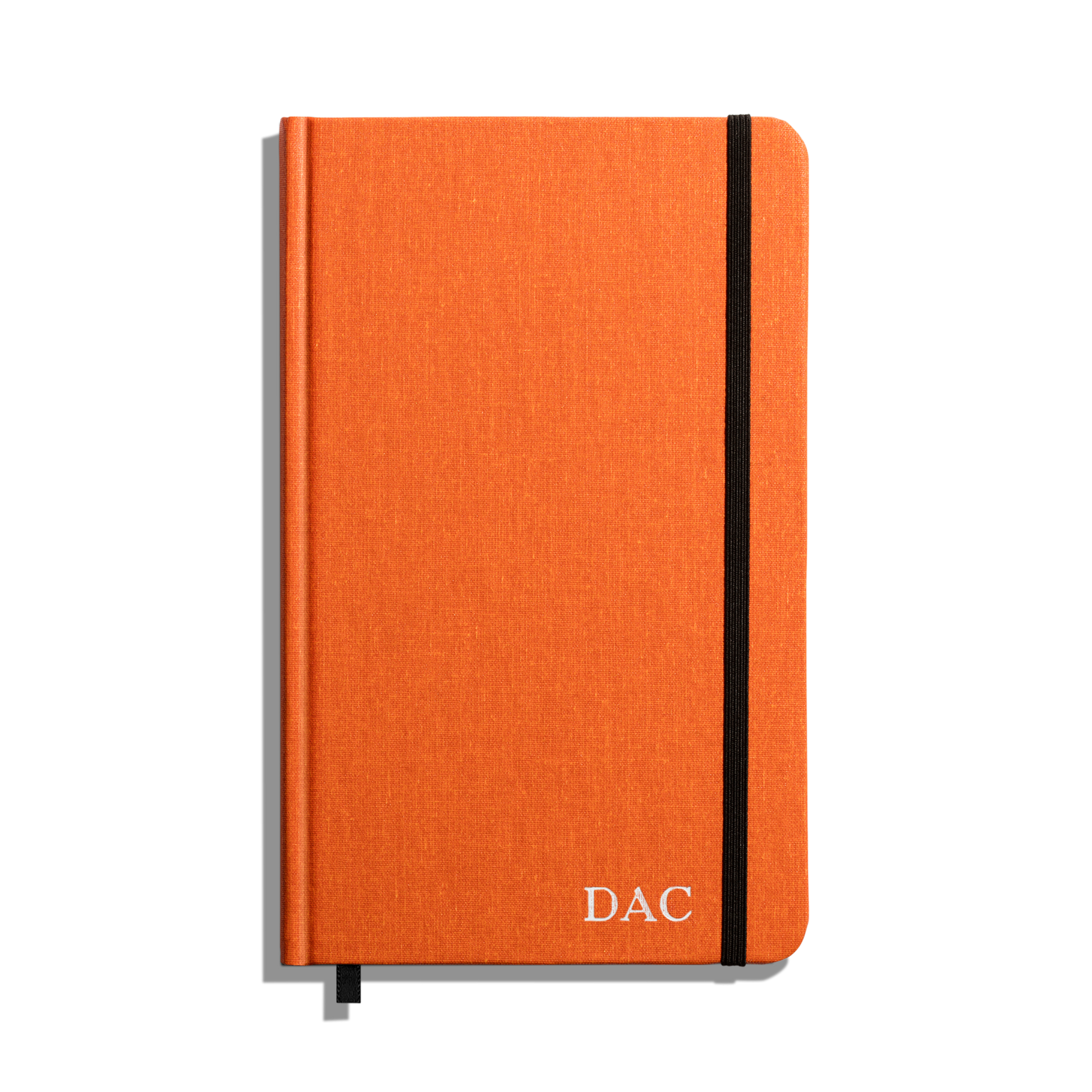 Medium Hard Ruled Journal - Bold Orange