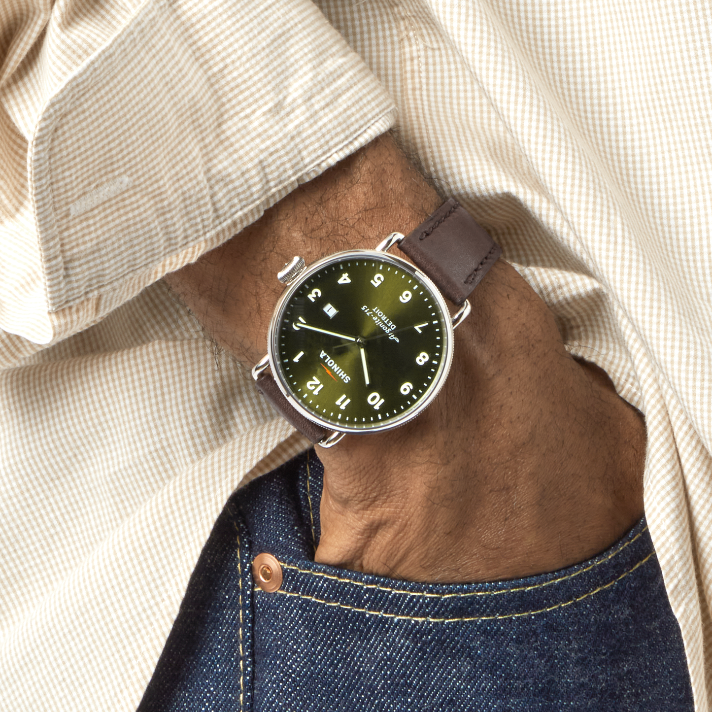 Canfield Watch - Dark Olive