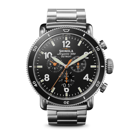 Runwell Black Blizzard Watch - Black