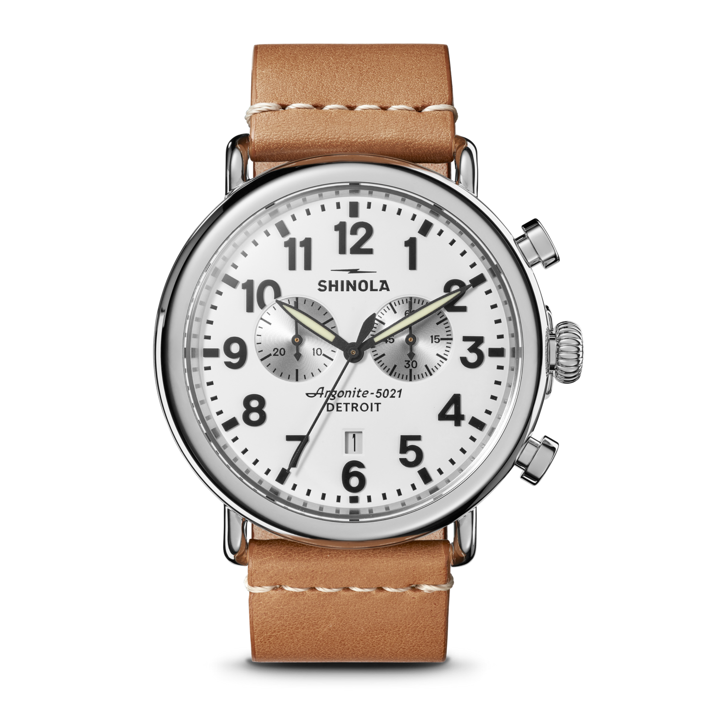 Runwell Chronograph Watch - White
