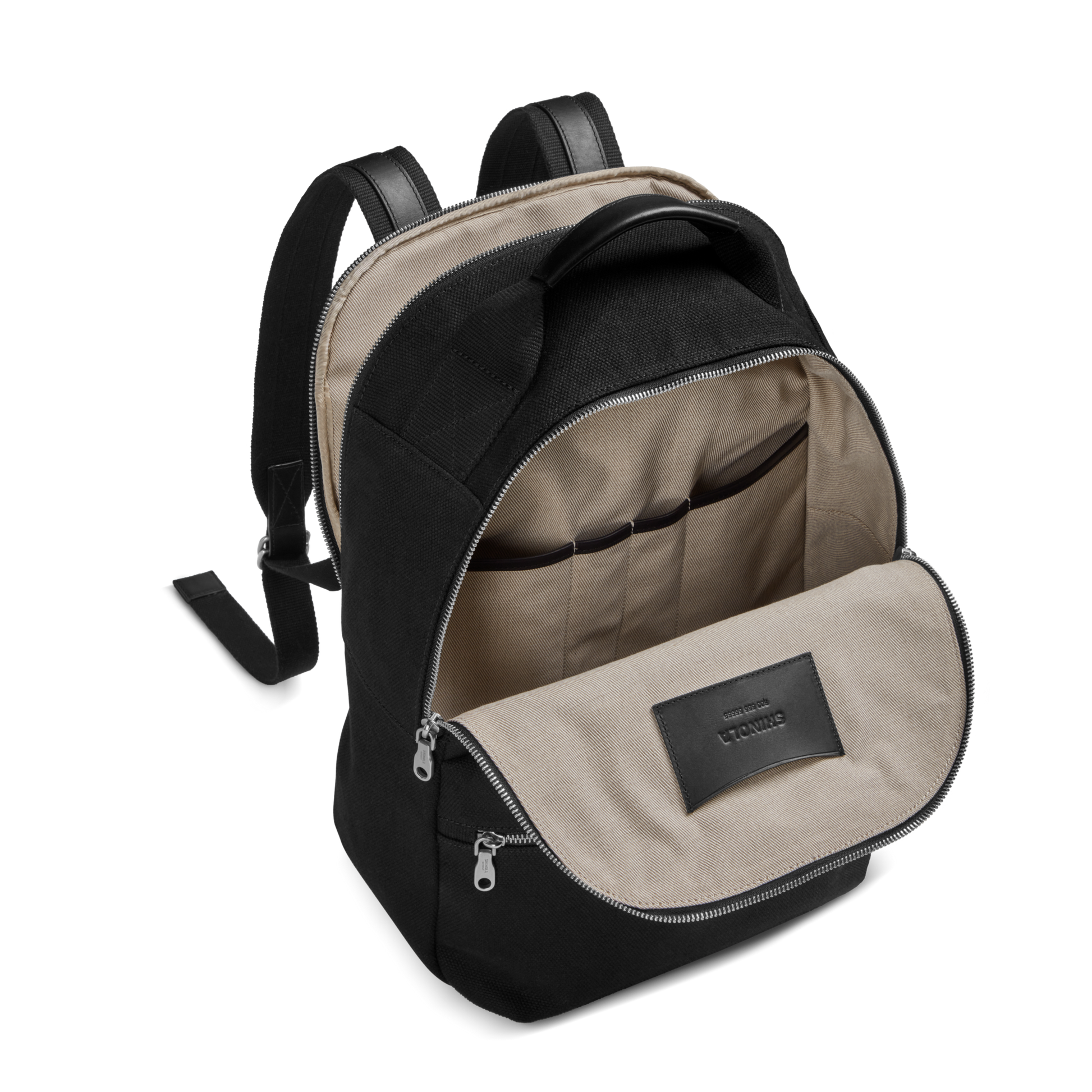 Runwell Canvas Backpack - Black