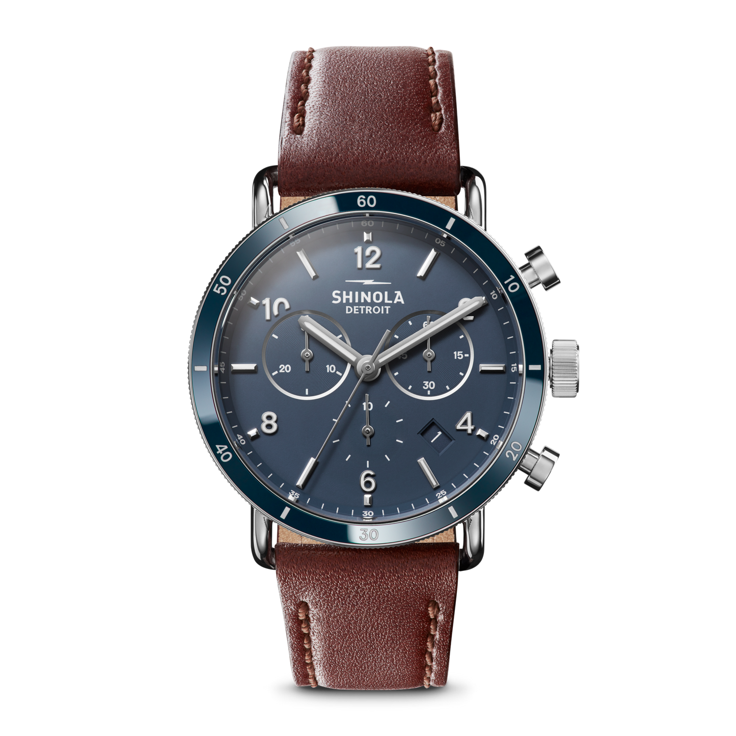 Canfield Sport Chronograph Watch - Midnight Blue