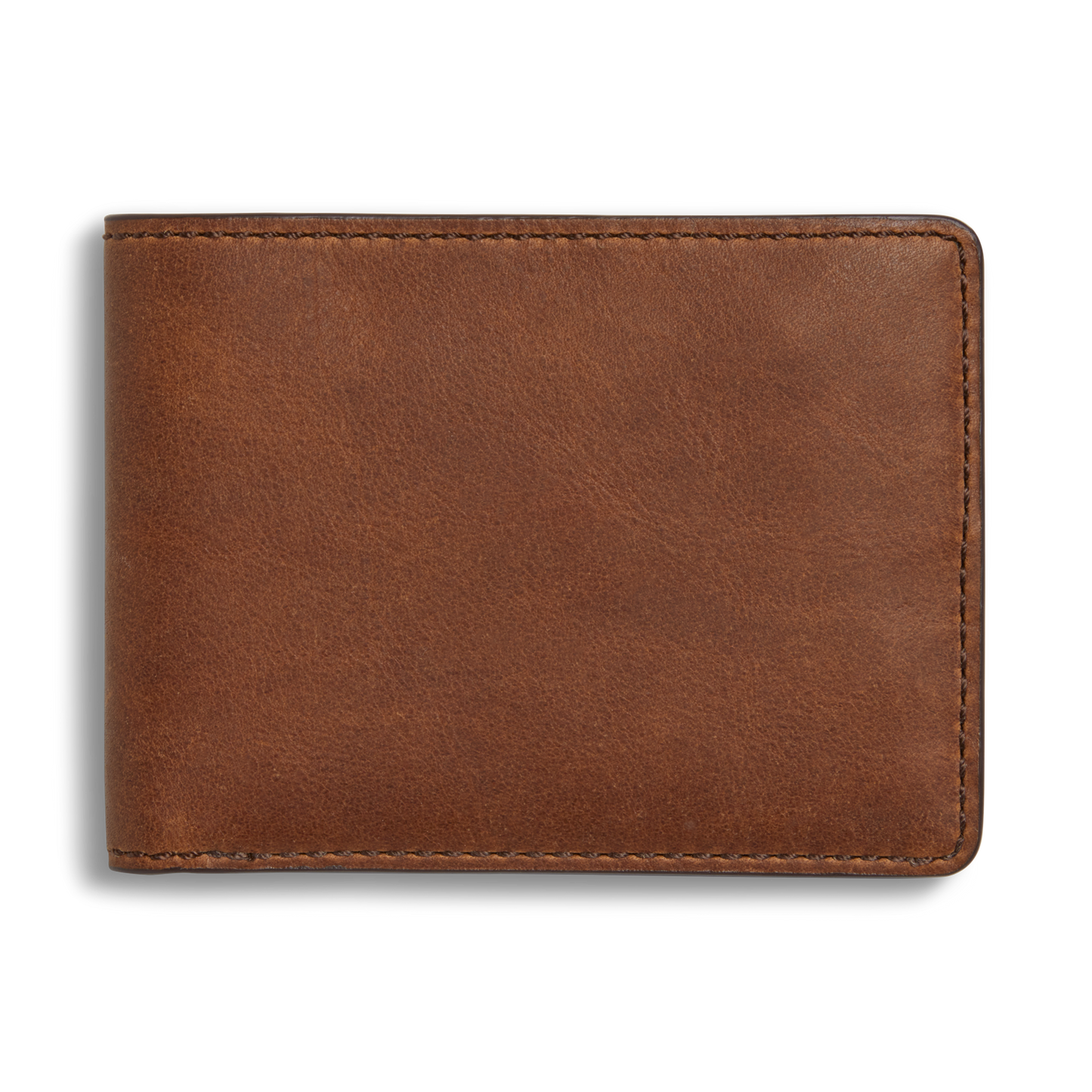 Slim Bifold Wallet - Medium Brown