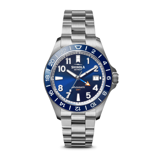 Monster GMT Automatic Watch - Navy