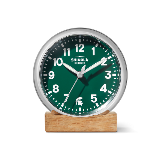 6" Runwell Clock - Green