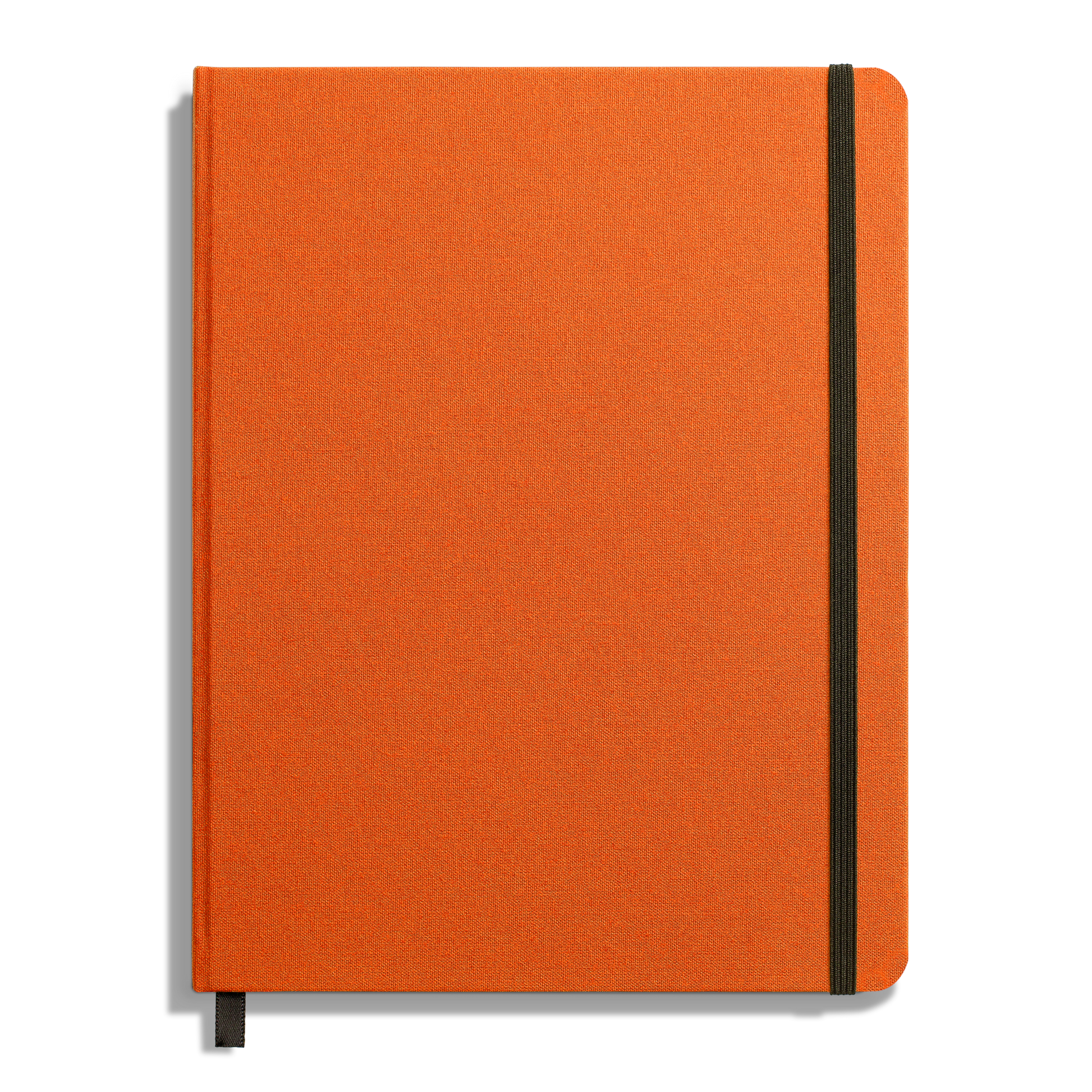 Large Hard Ruled Journal - Bold Orange