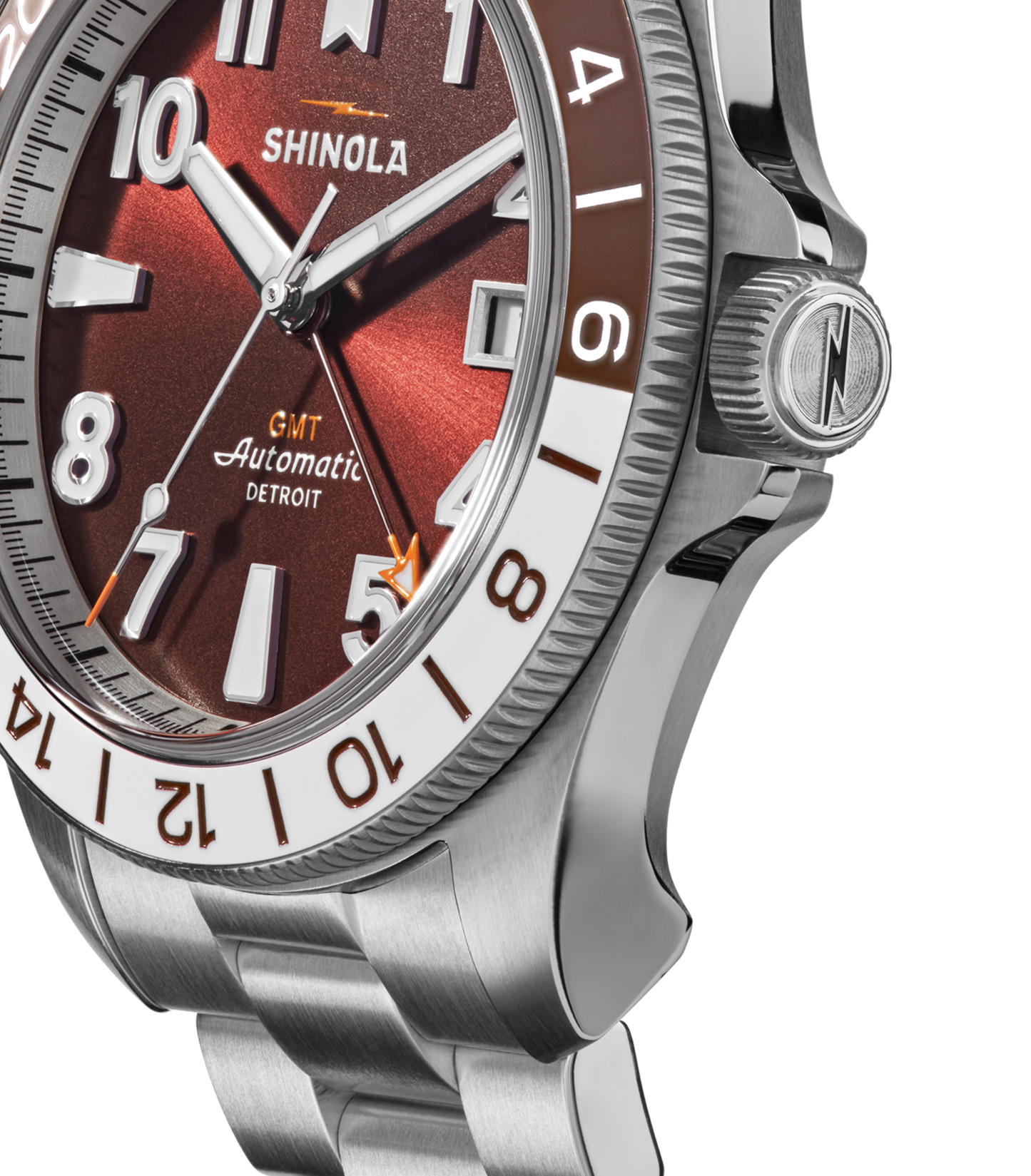 Monster GMT Automatic Watch - Whiskey