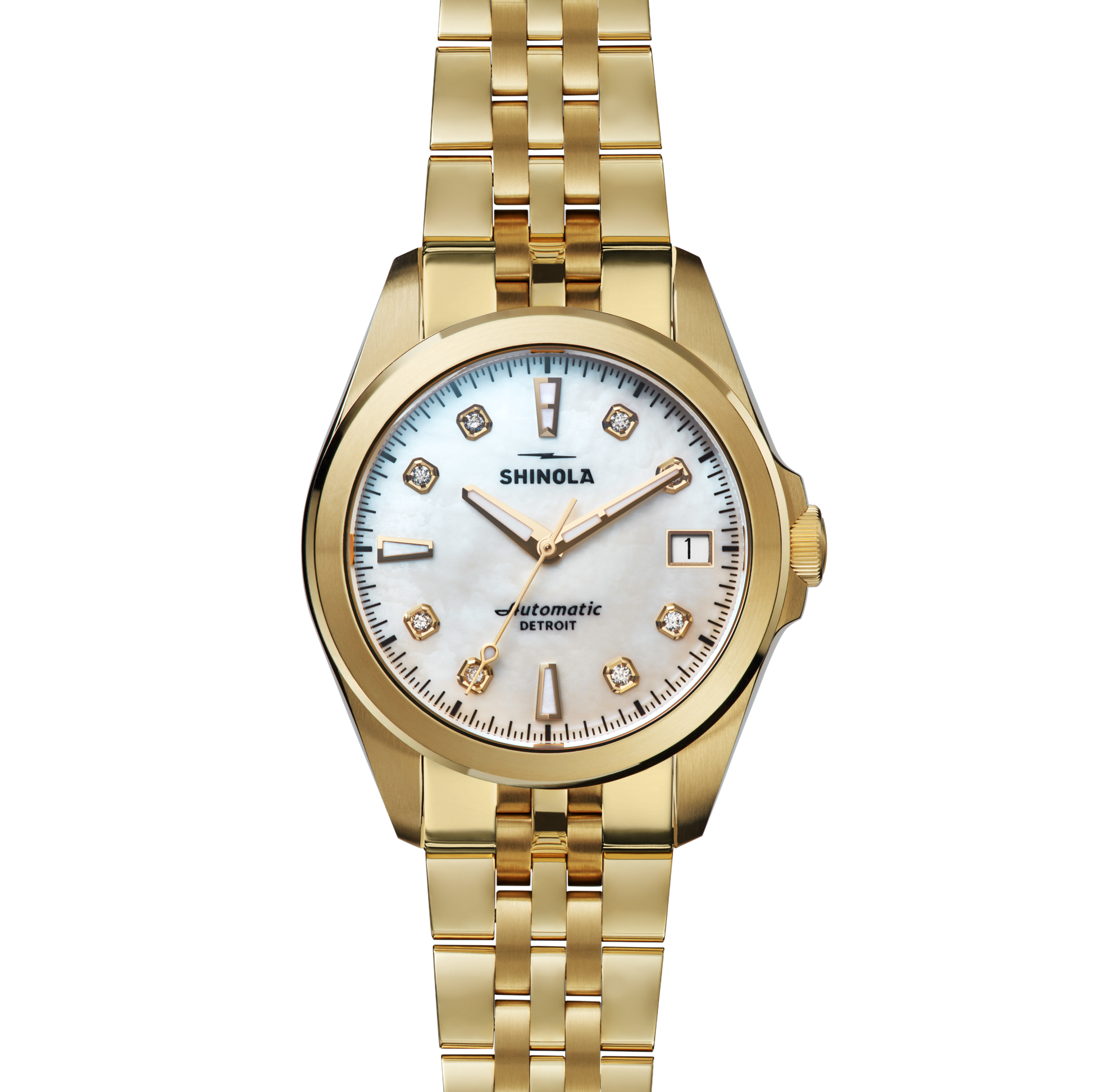 Circadian Monster Automatic Watch - Mother of Pearl Diamond