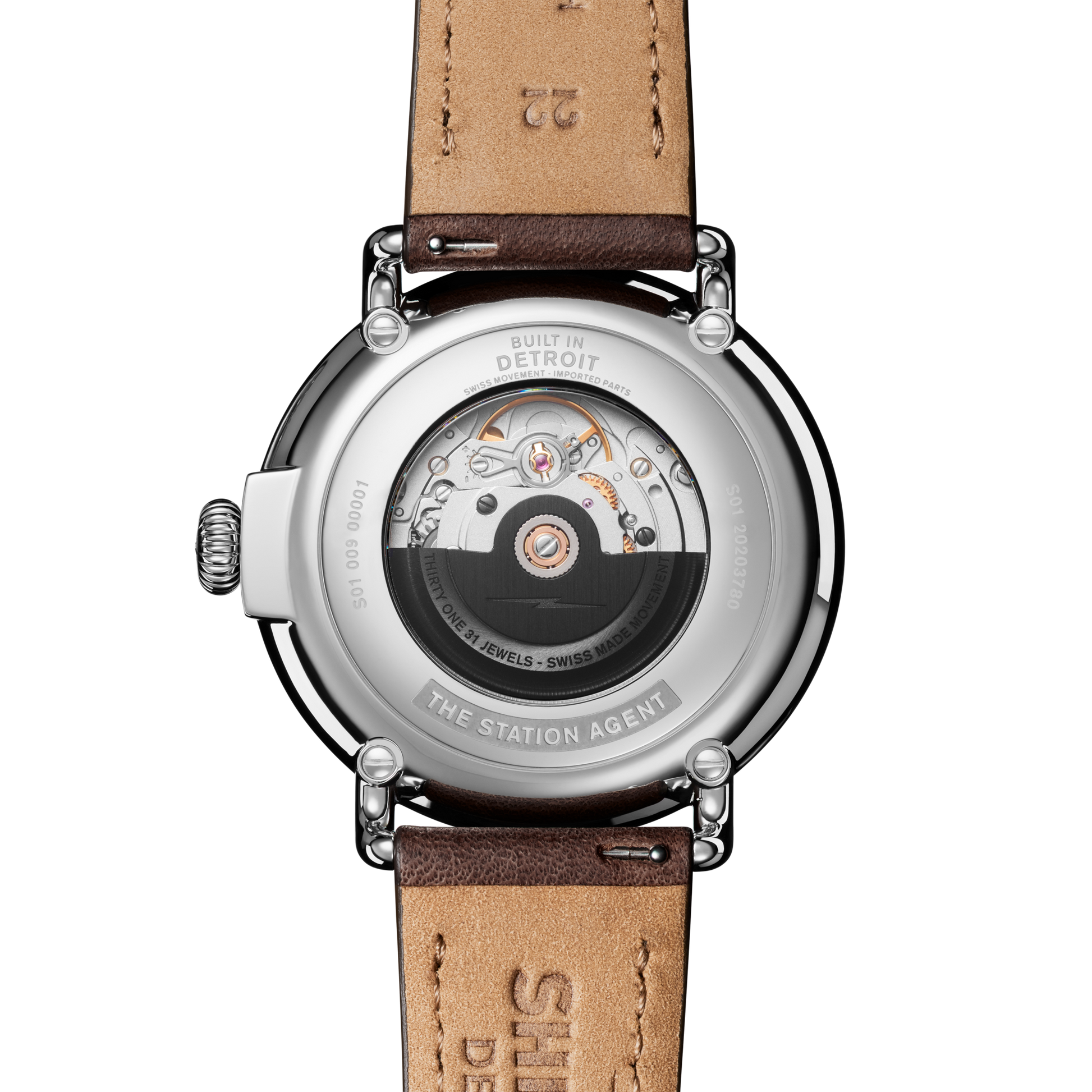 Station Agent Automatic Watch - White