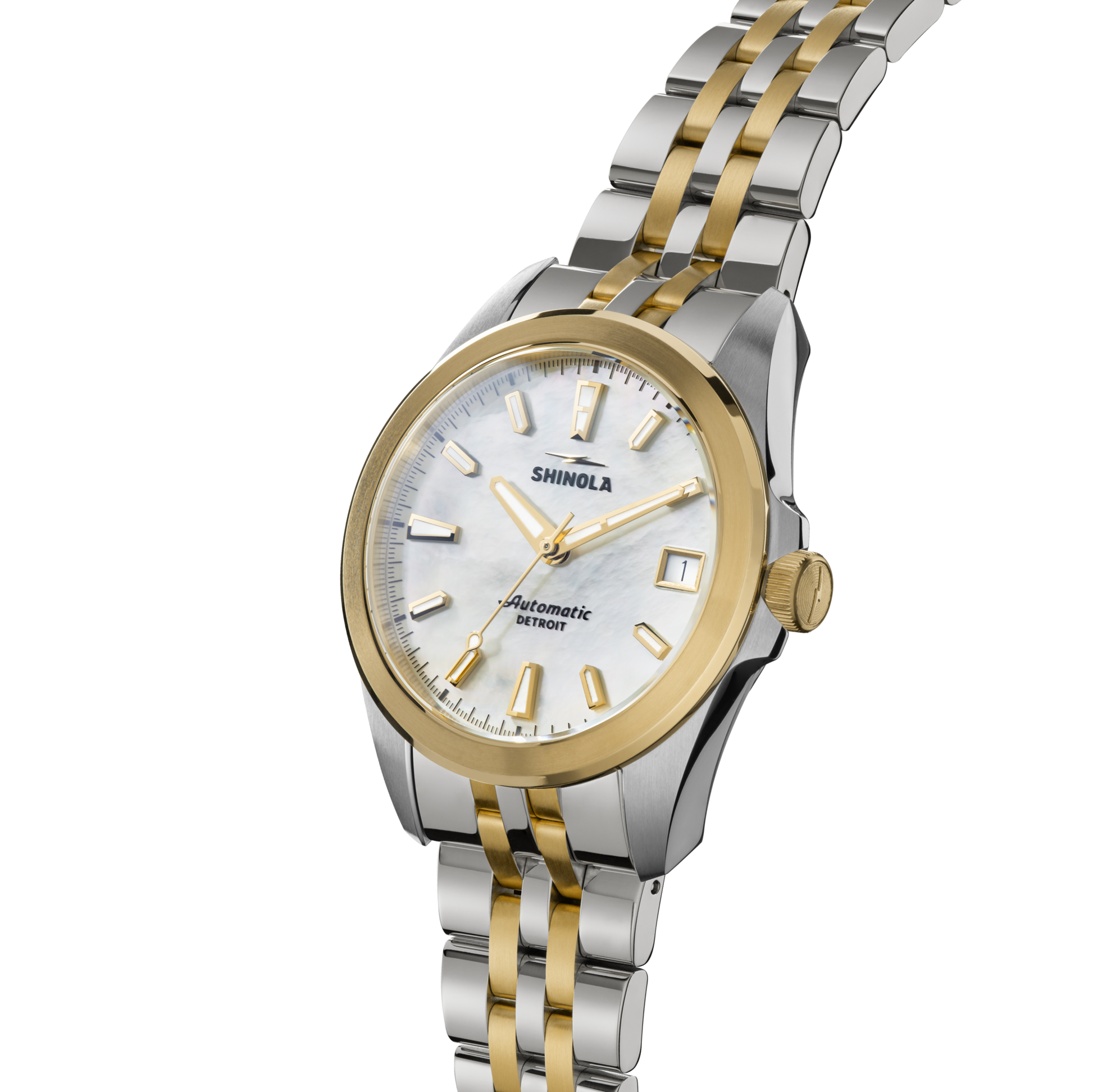 Circadian Monster Automatic Watch - White Mother of Pearl