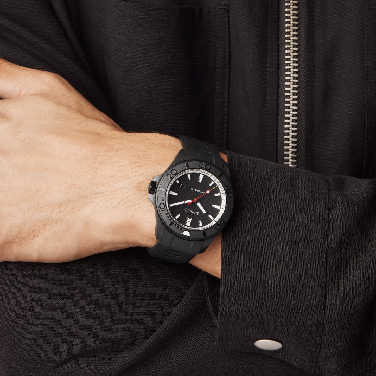 Ceramic Monster Automatic Watch - Black