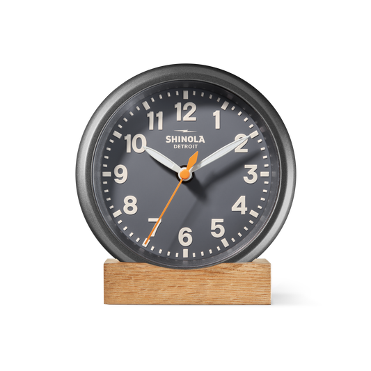 6" Runwell Clock - Dark Gray