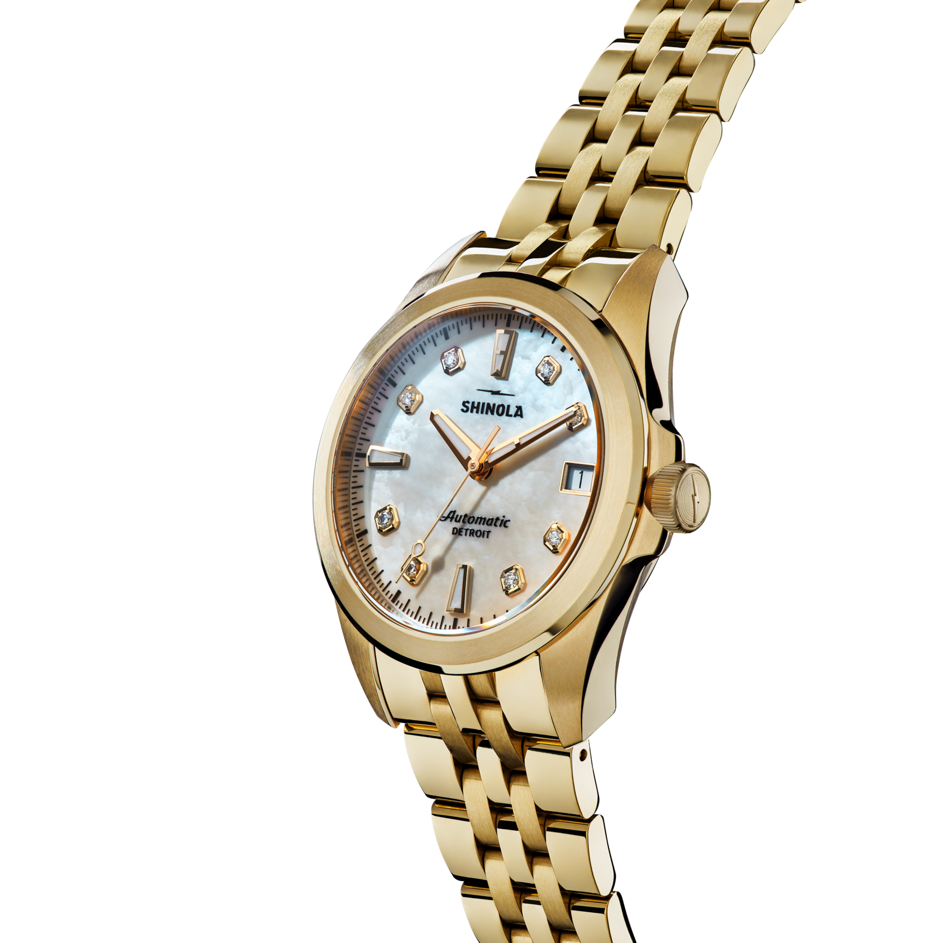 Circadian Monster Automatic Watch - Mother of Pearl Diamond