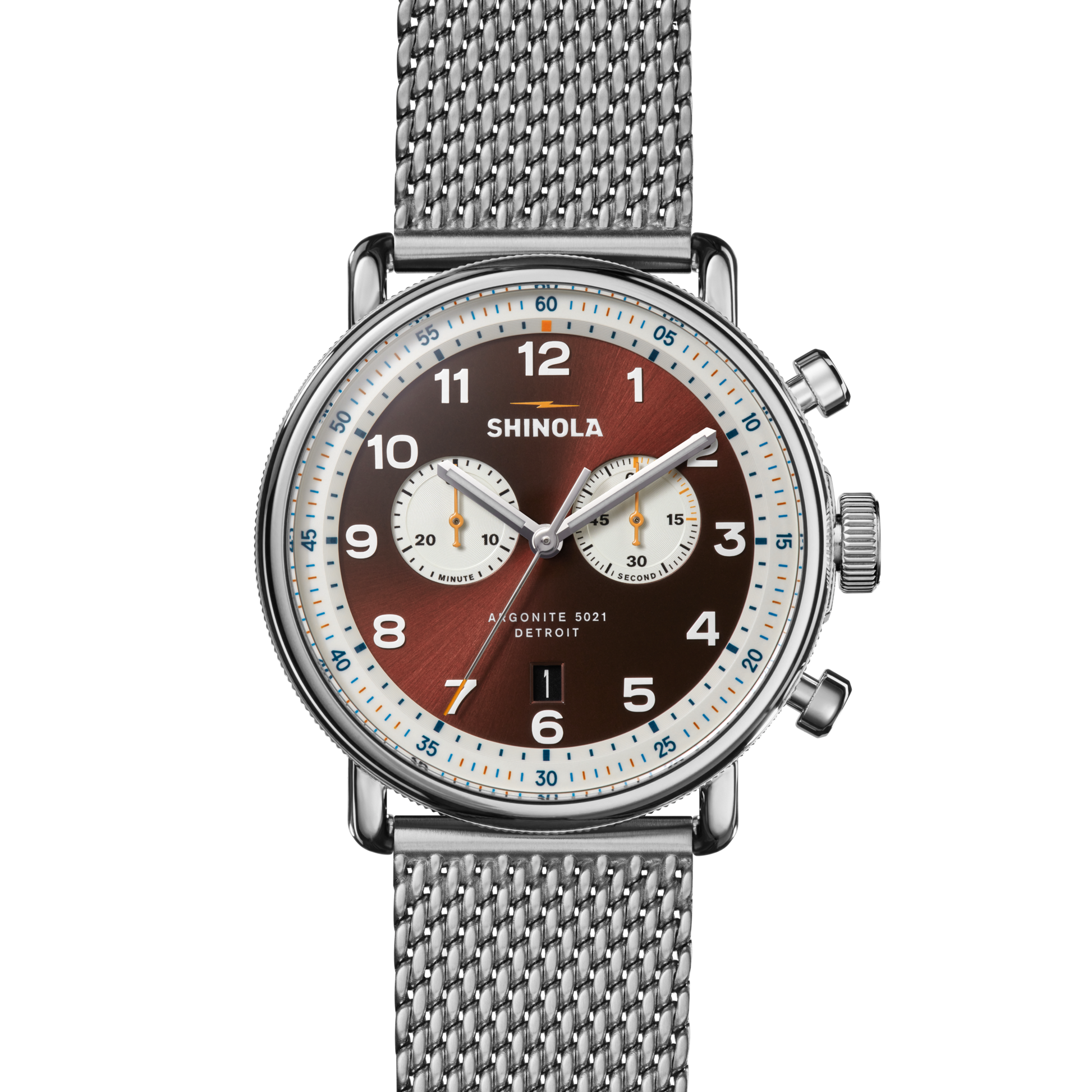 Canfield C56 Chronograph Watch - Whiskey