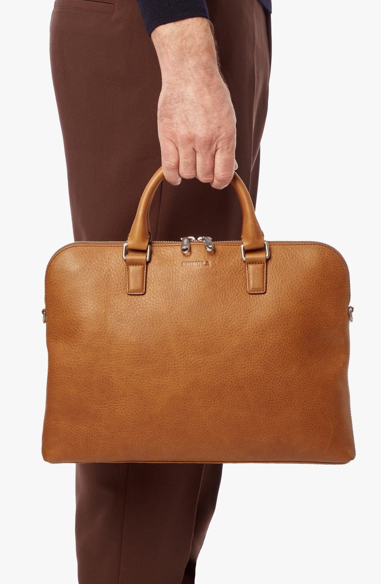 Portfolio Briefcase - Tan