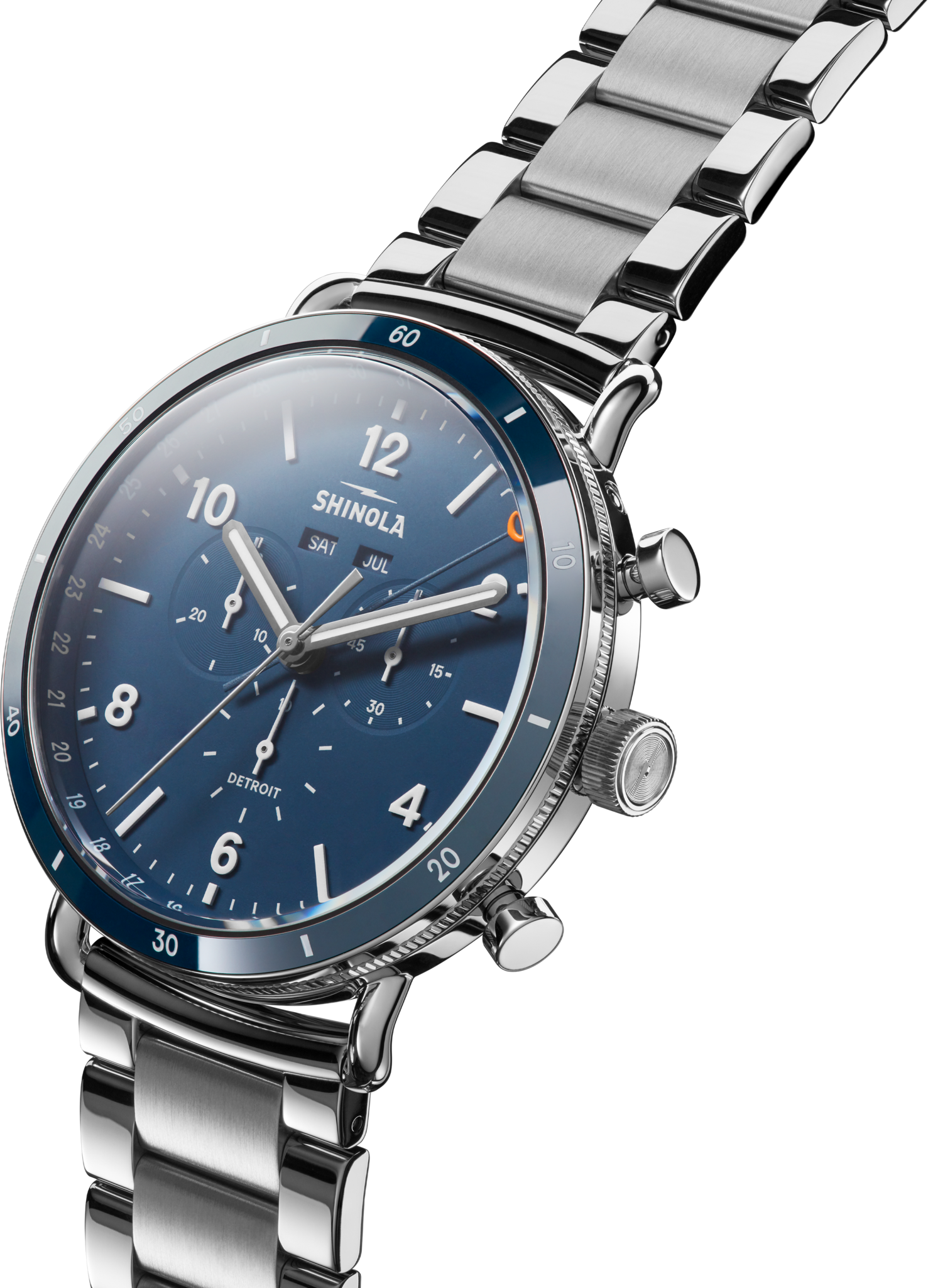 Canfield Sport Chronograph Watch - Midnight Blue